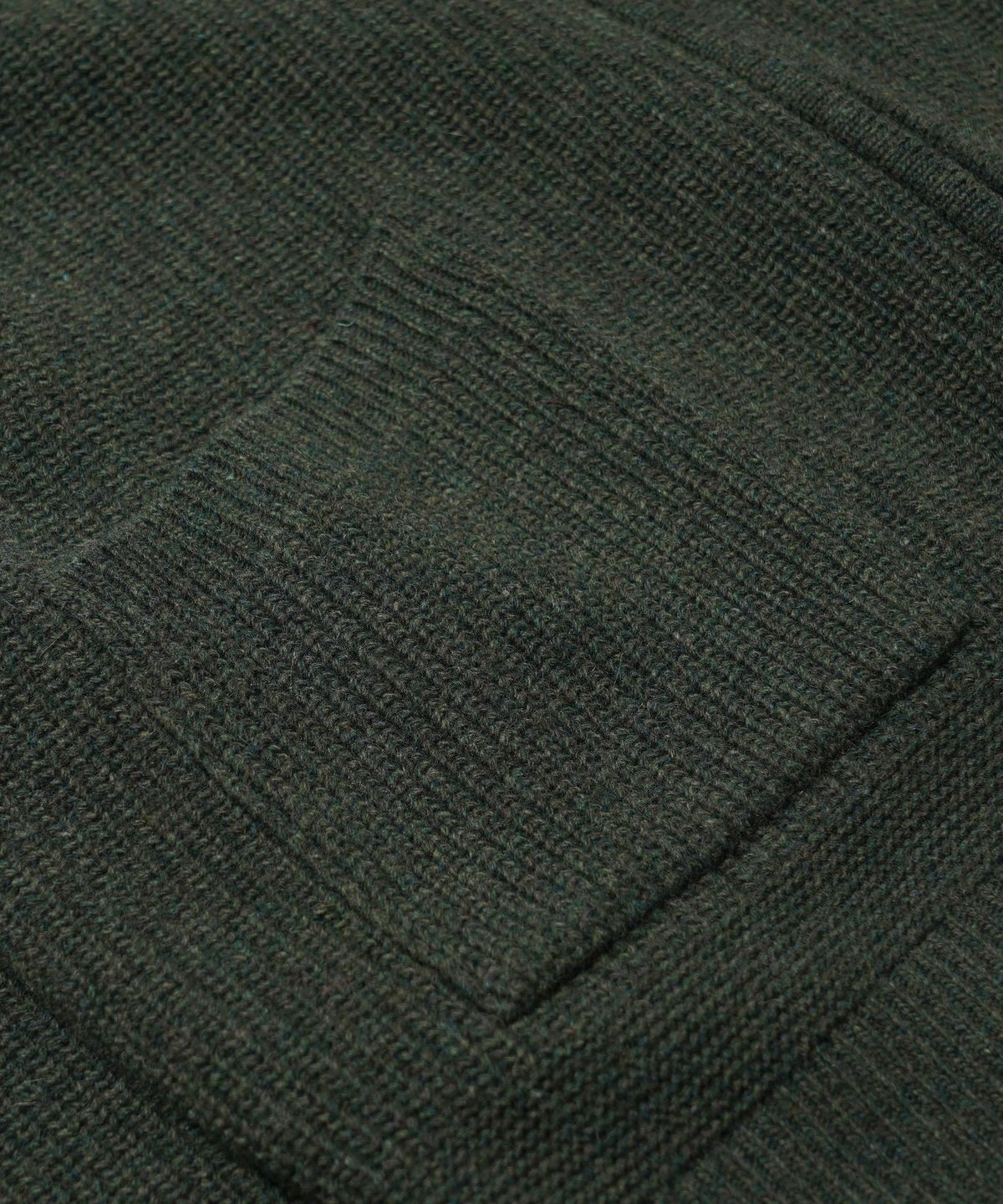 프리즘웍스(FRIZMWORKS) WOOL DECK ZIP UP CARDIGAN _ FOREST GREEN