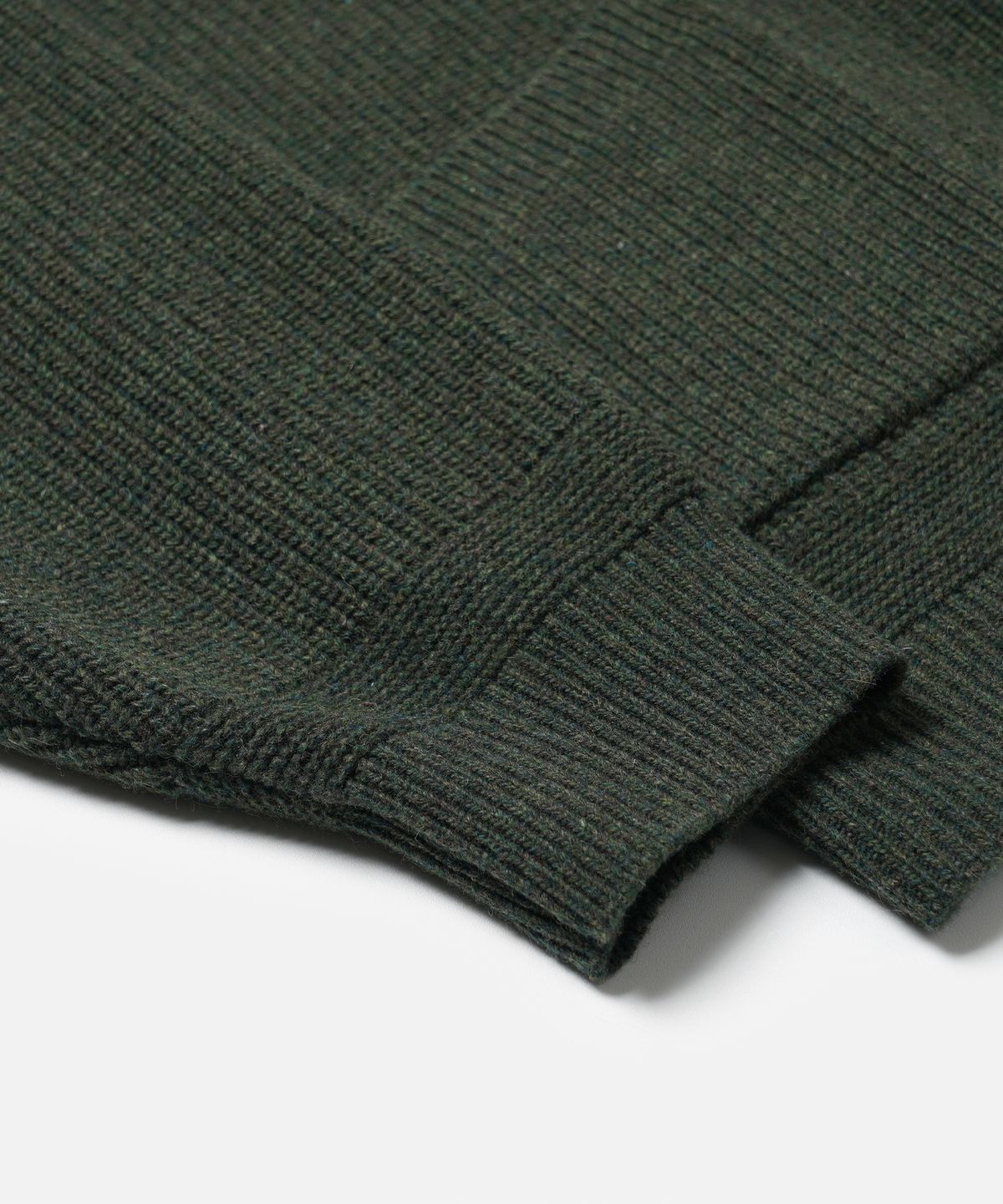프리즘웍스(FRIZMWORKS) WOOL DECK ZIP UP CARDIGAN _ FOREST GREEN