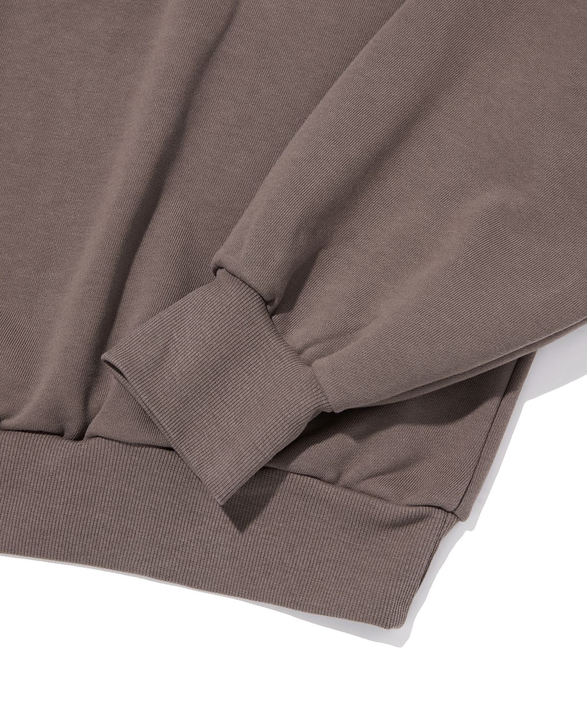 스웨이드(SUADE) HALF ZIP UP [MOCHA BROWN]