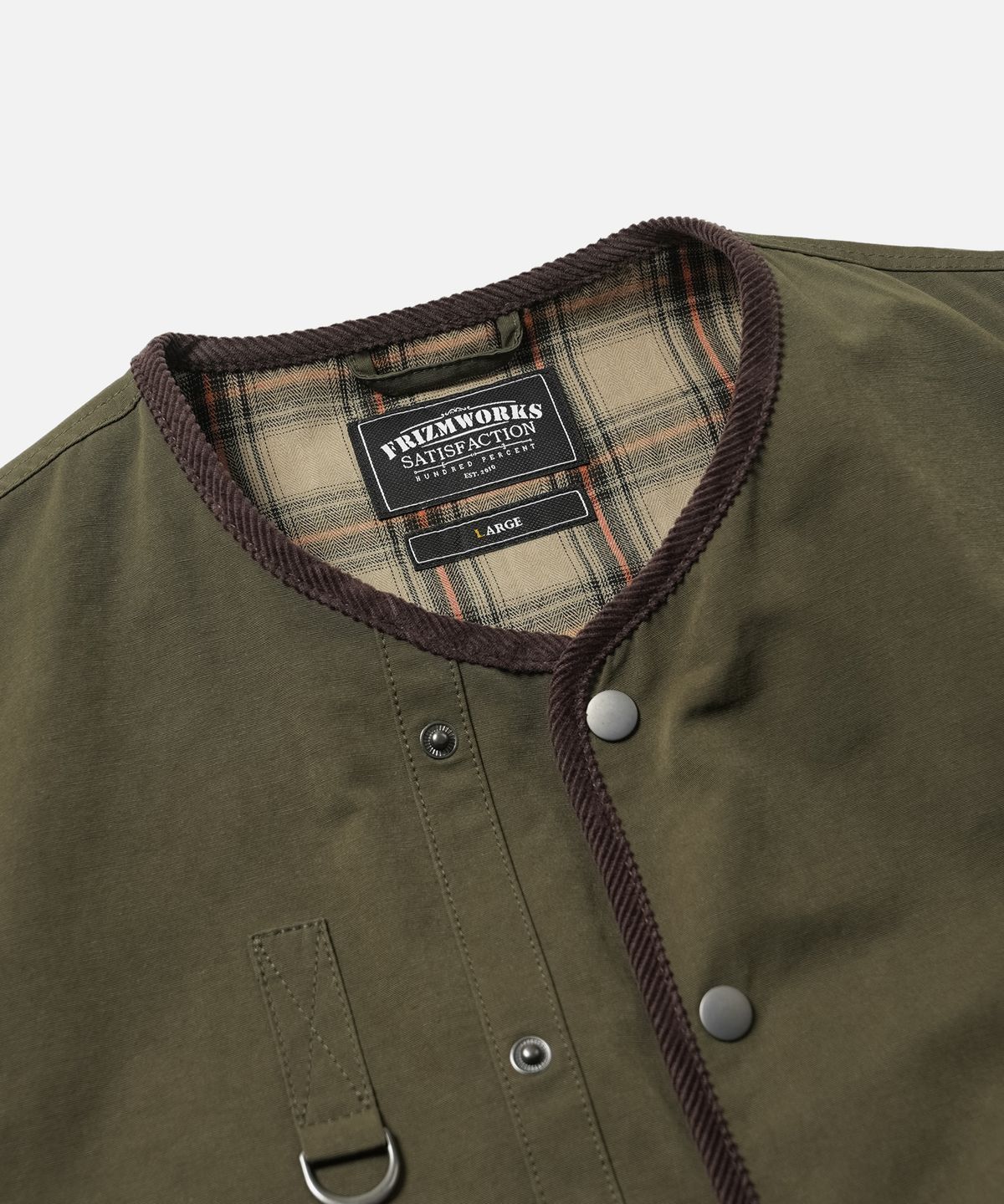 프리즘웍스(FRIZMWORKS) HERITAGE HUNTING VEST _ OLIVE