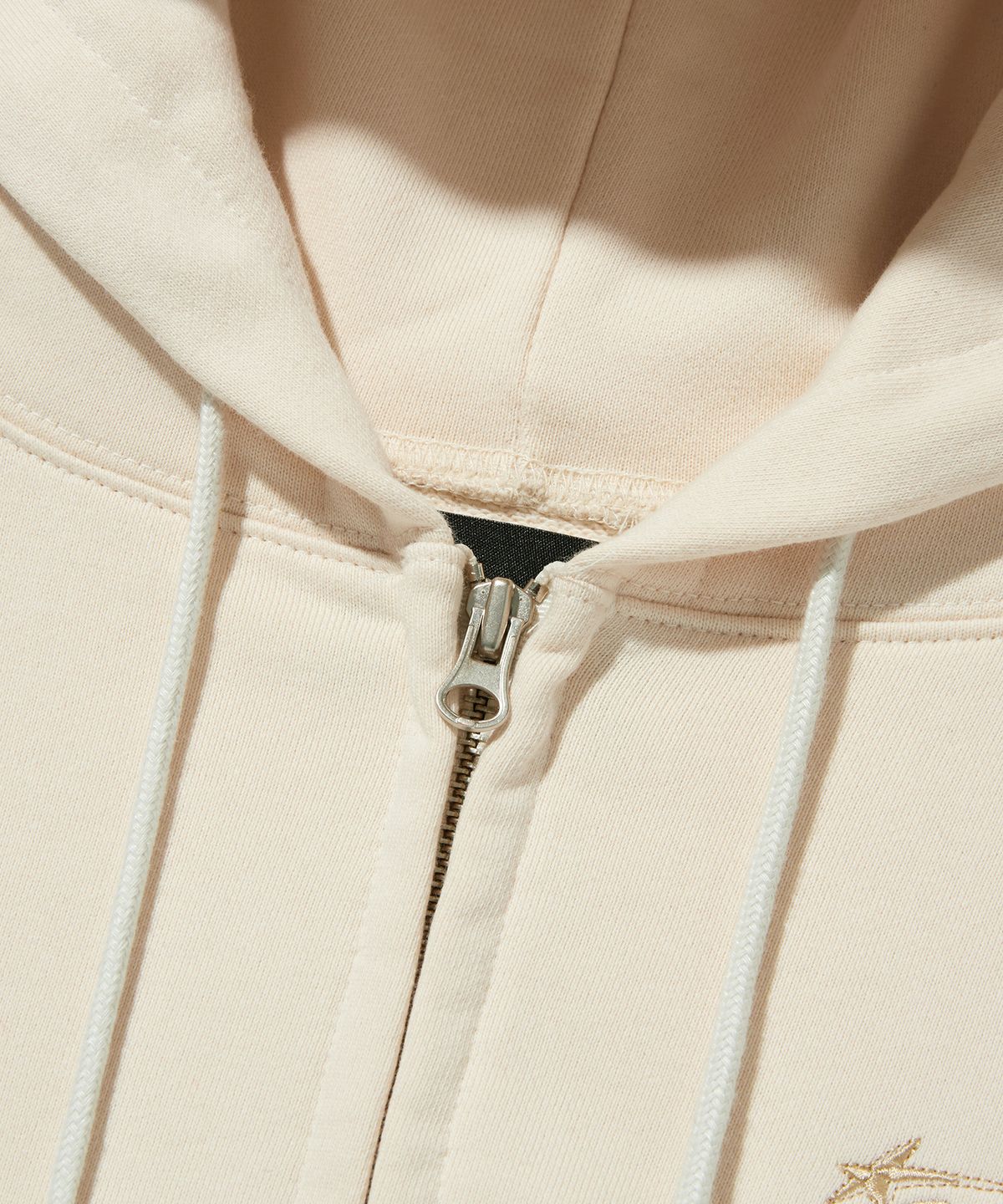 스웨이드(SUADE) CROP HOOD ZIP UP [IVORY]