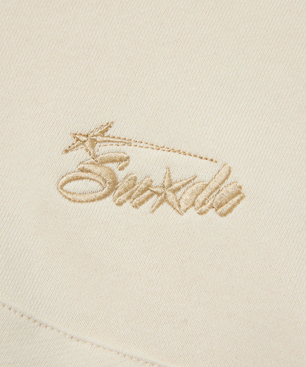 스웨이드(SUADE) CROP HOOD ZIP UP [IVORY]