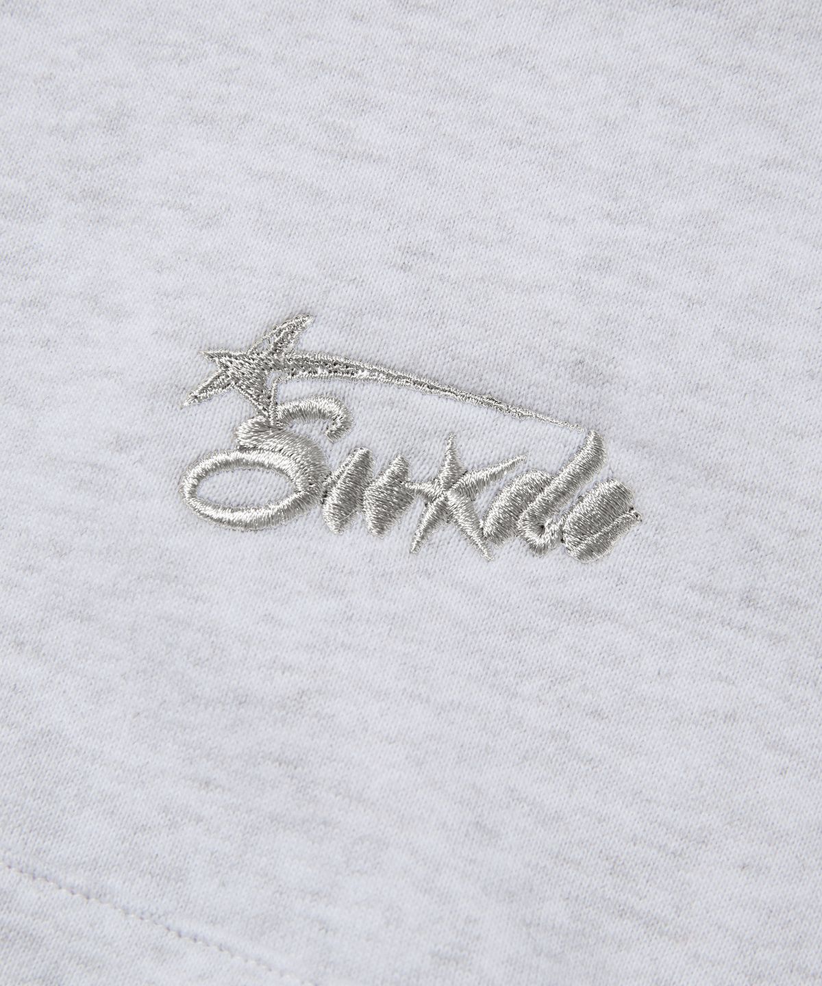 스웨이드(SUADE) CROP HOOD ZIP UP [MELANGE GRAY]