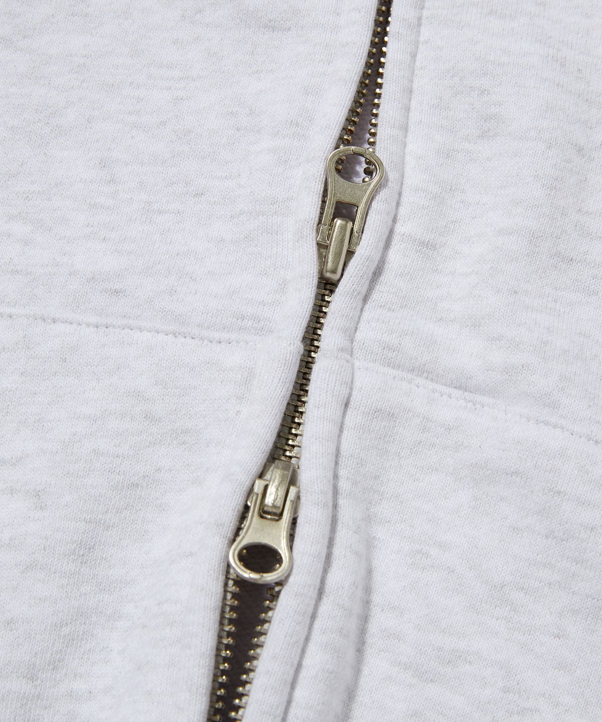 스웨이드(SUADE) CROP HOOD ZIP UP [MELANGE GRAY]