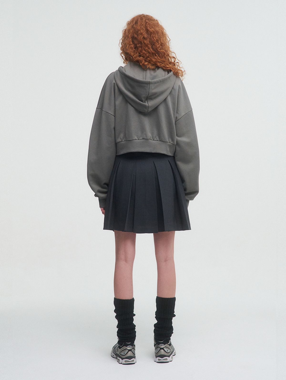 뚜오미오(TUOMIO) GRAPHIC HOOD ZIP-UP [KHAKI]