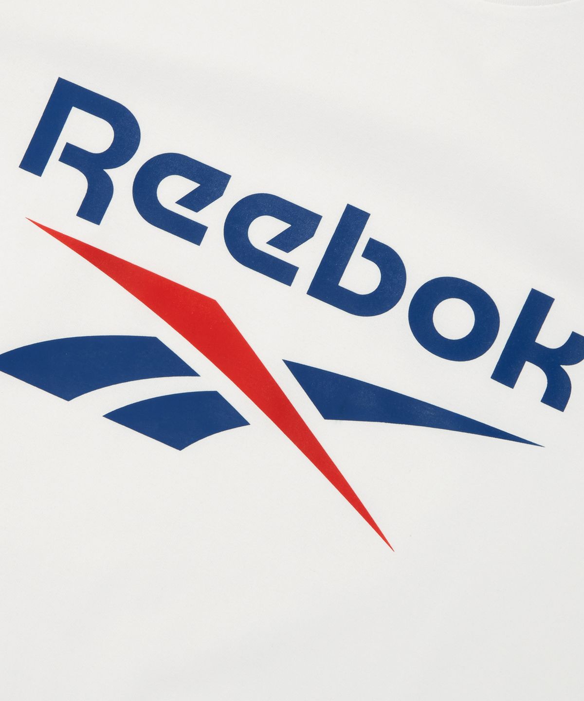 리복(REEBOK) 빅 로고 티셔츠 - 오프 화이트