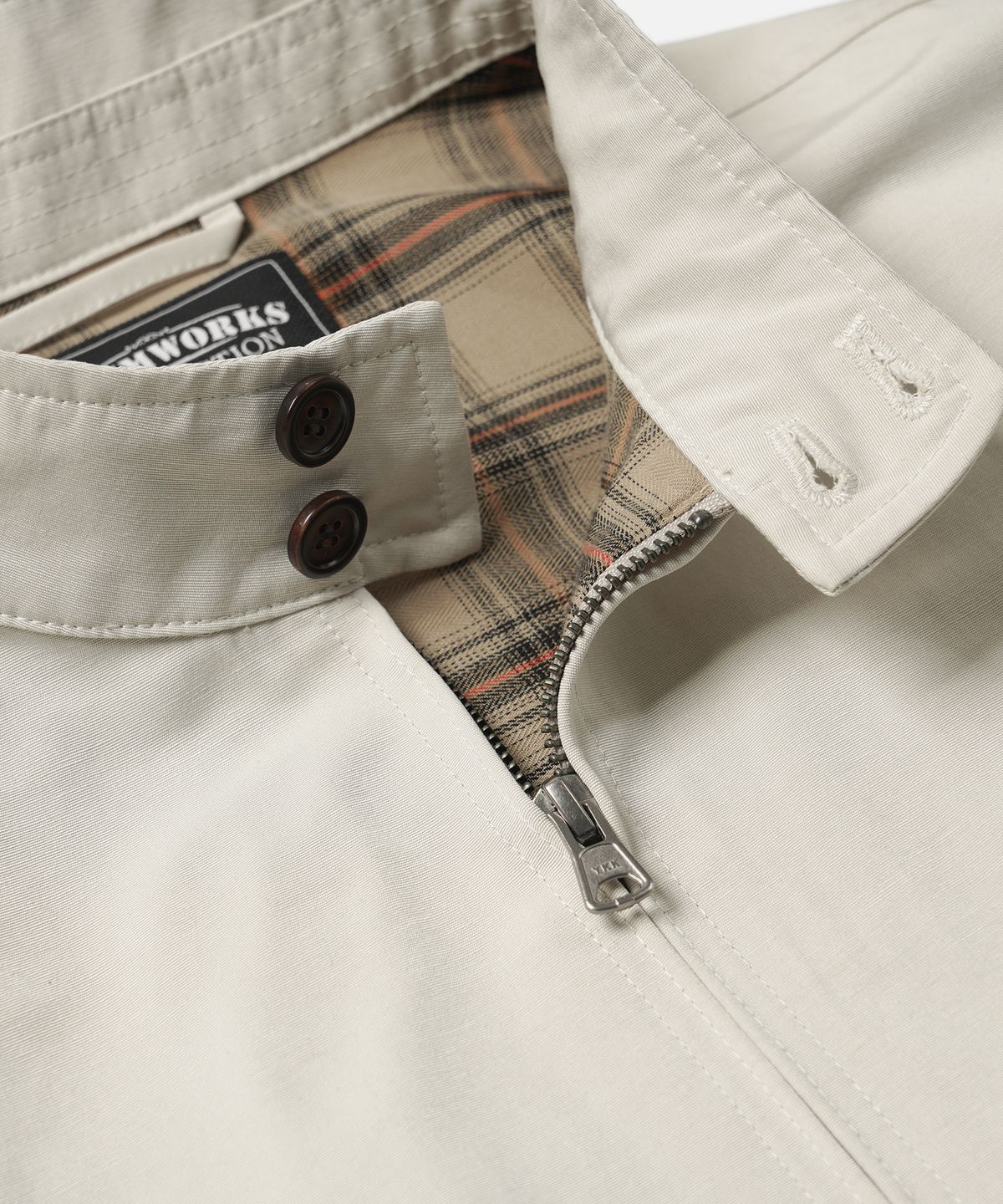 프리즘웍스(FRIZMWORKS) BUDDY HARRINGTON JACKET _ CREAM