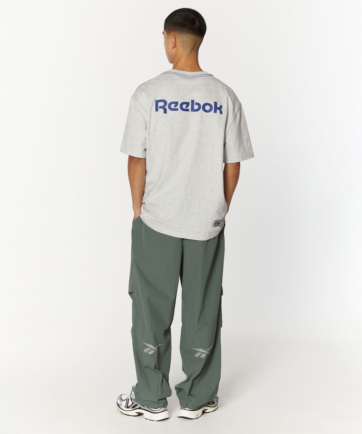 리복(REEBOK) 벡터 플래시 파라슈트 팬츠 - 그린