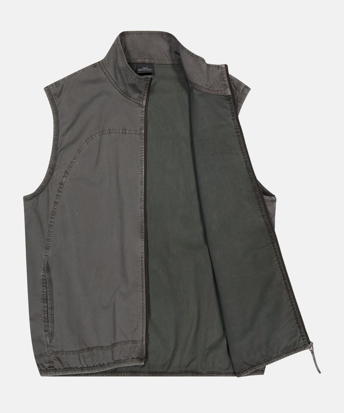 썬러브투어(SUNLOVETOUR) Redux Full Zip Vest Charcoal