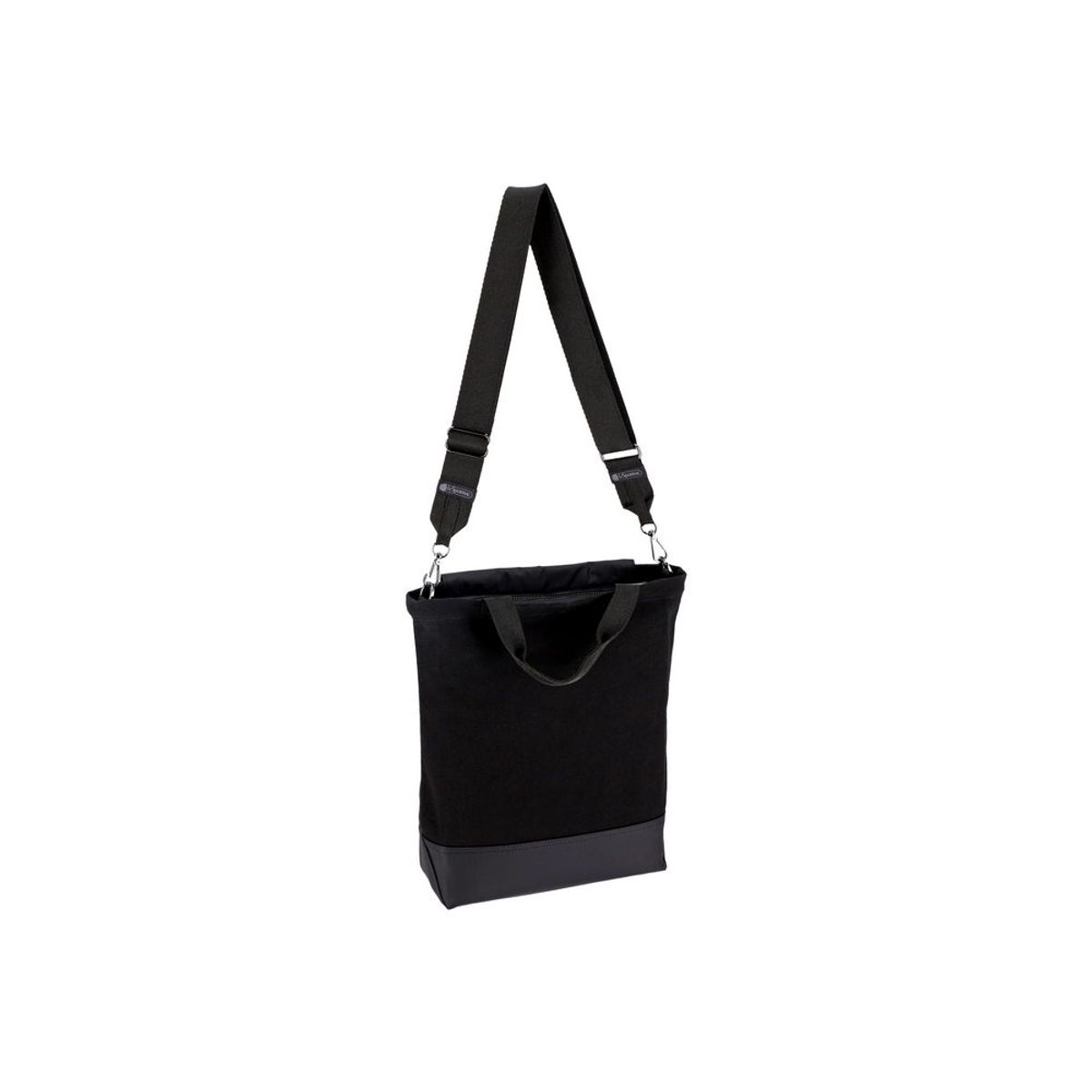 레스포색(LESPORTSAC) 미드나잇 블랙 캔버스 미니 토트백 [1387.C519]