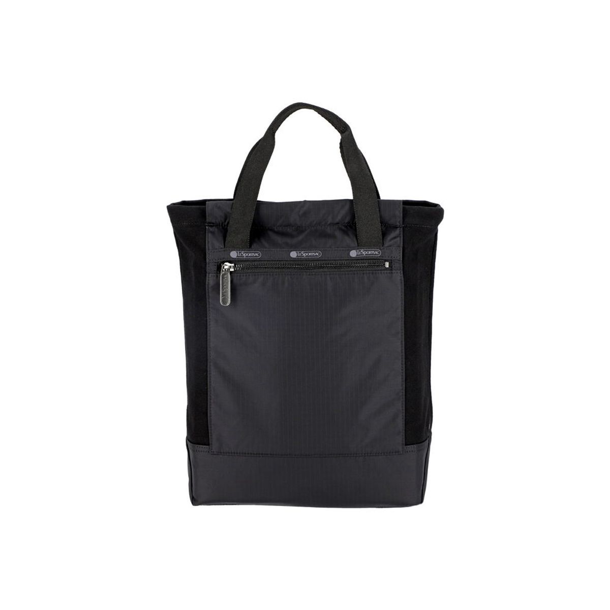 레스포색(LESPORTSAC) 미드나잇 블랙 캔버스 미니 토트백 [1387.C519]