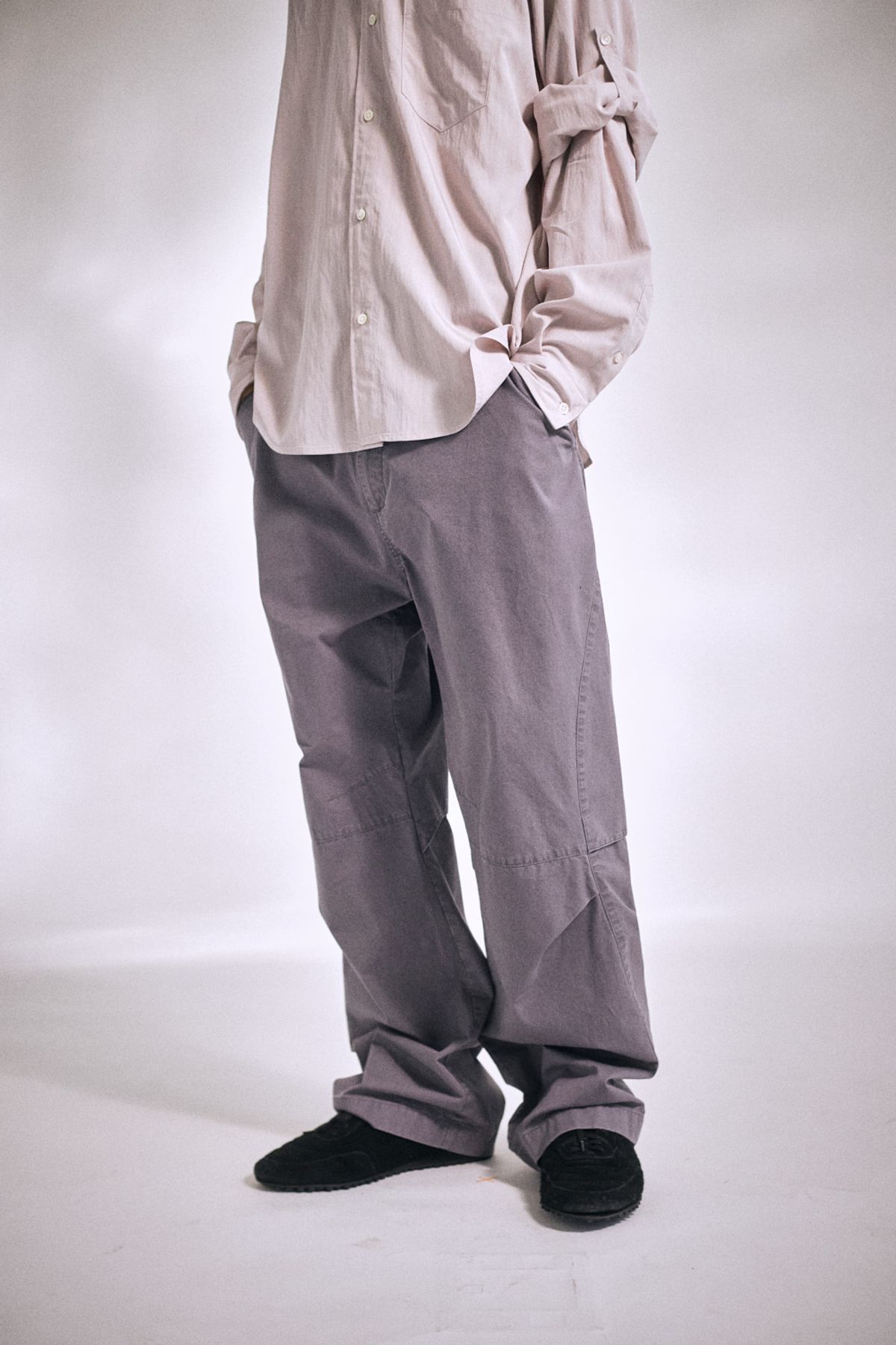 해칭룸(HATCHINGROOM) Vented Pants Faded Purple