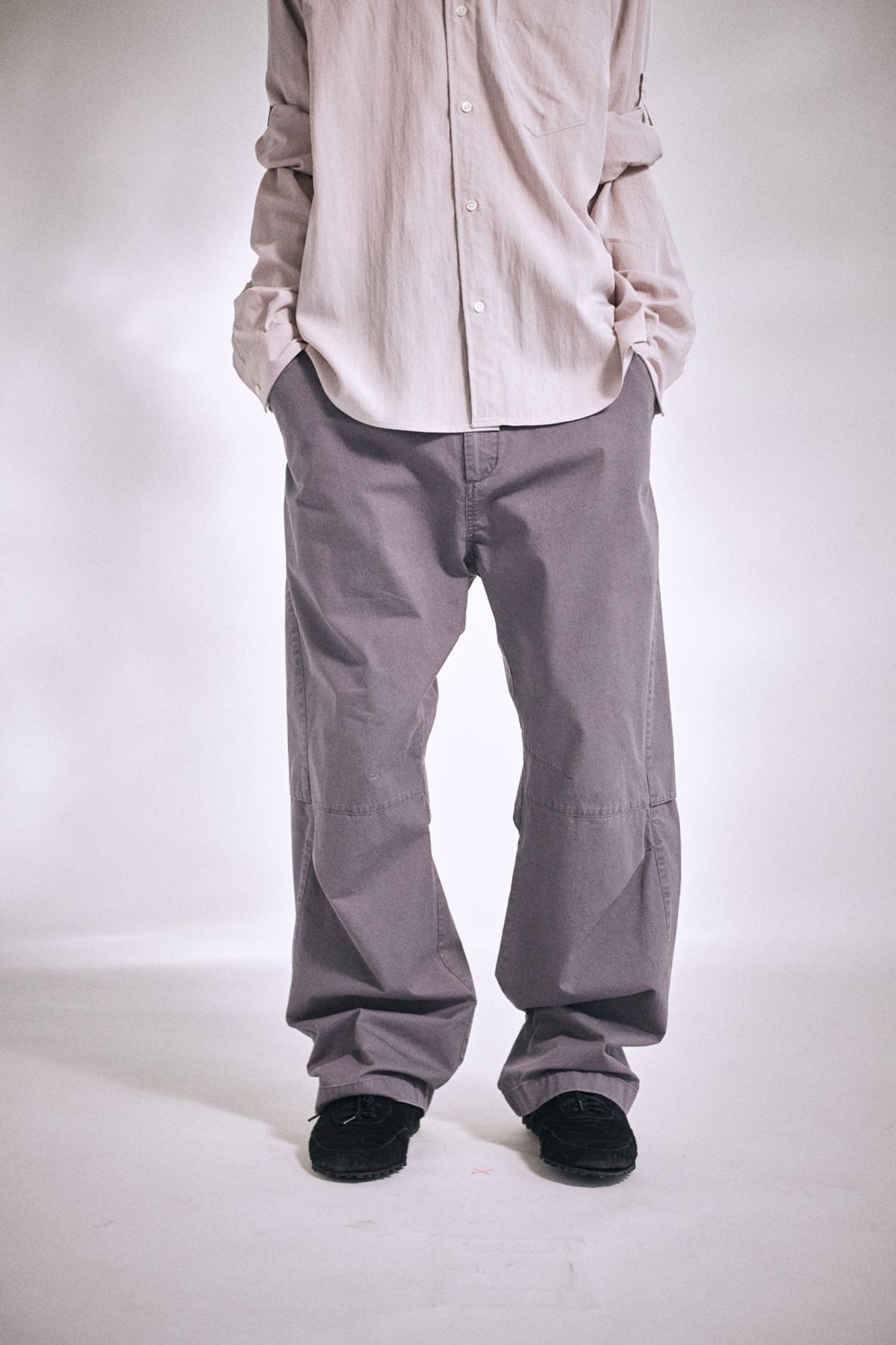 해칭룸(HATCHINGROOM) Vented Pants Faded Purple