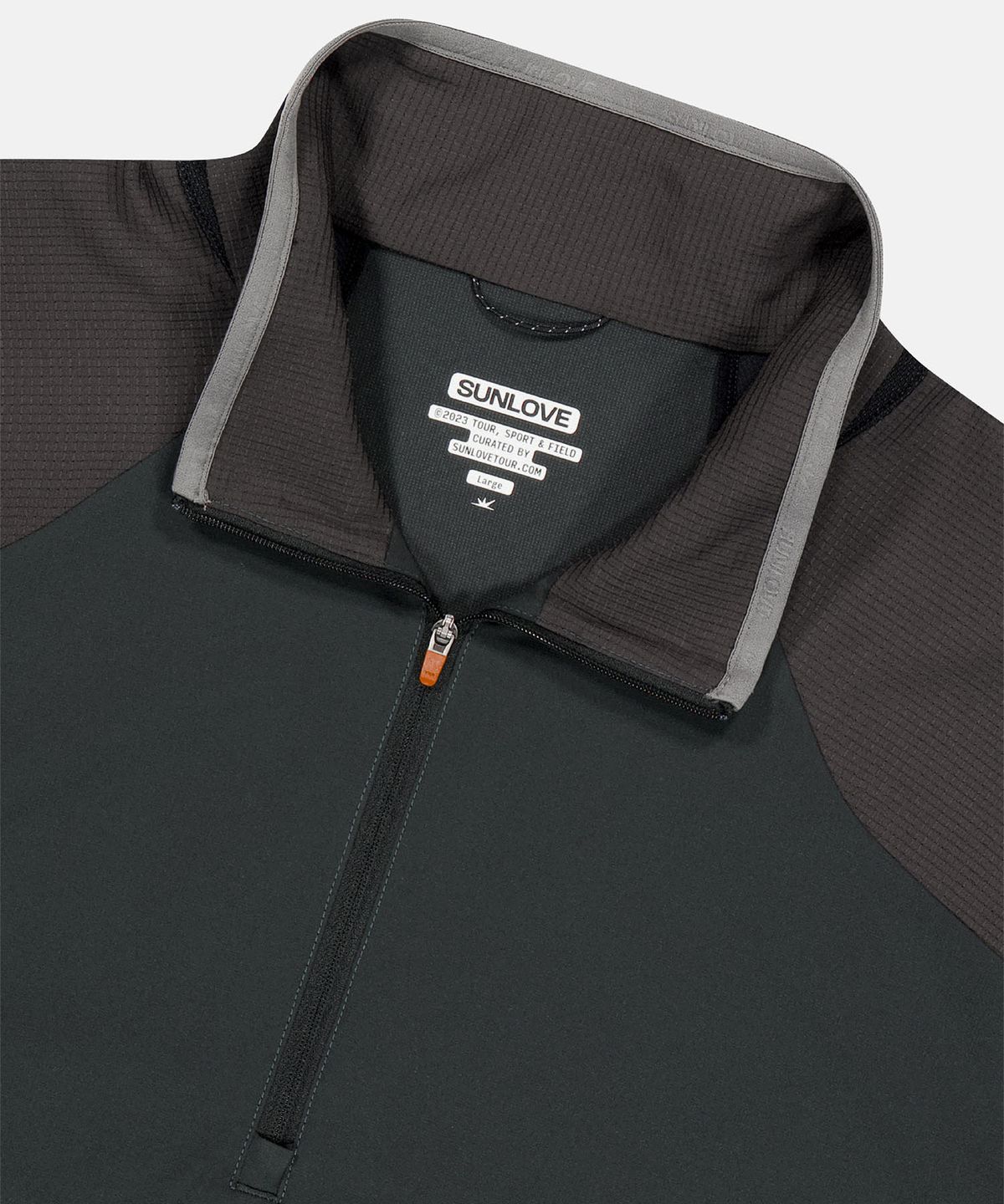 썬러브투어(SUNLOVETOUR) Pace-up S/S Half Zip Pullover Dark Green