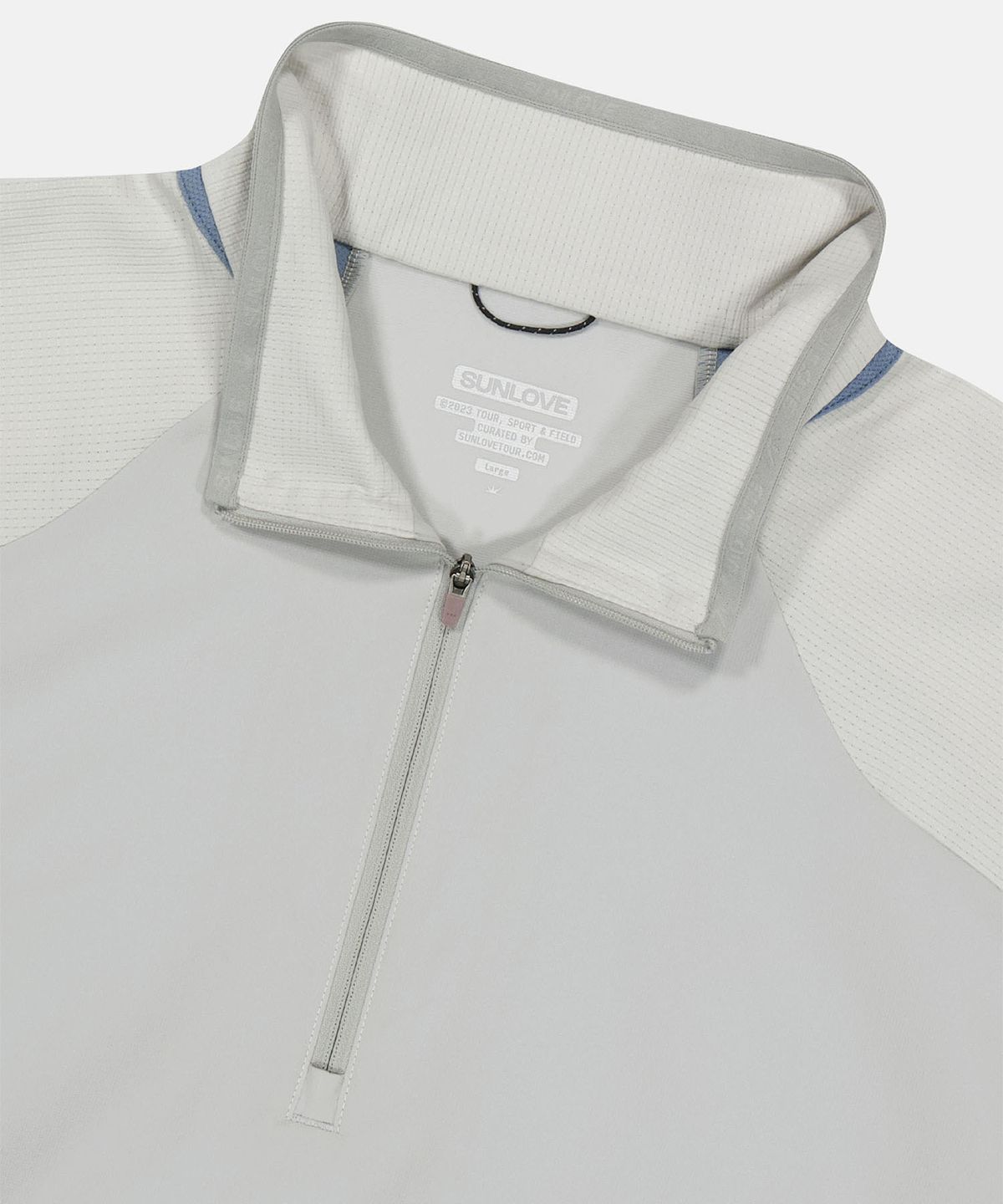썬러브투어(SUNLOVETOUR) Pace-up S/S Half Zip Pullover Grey