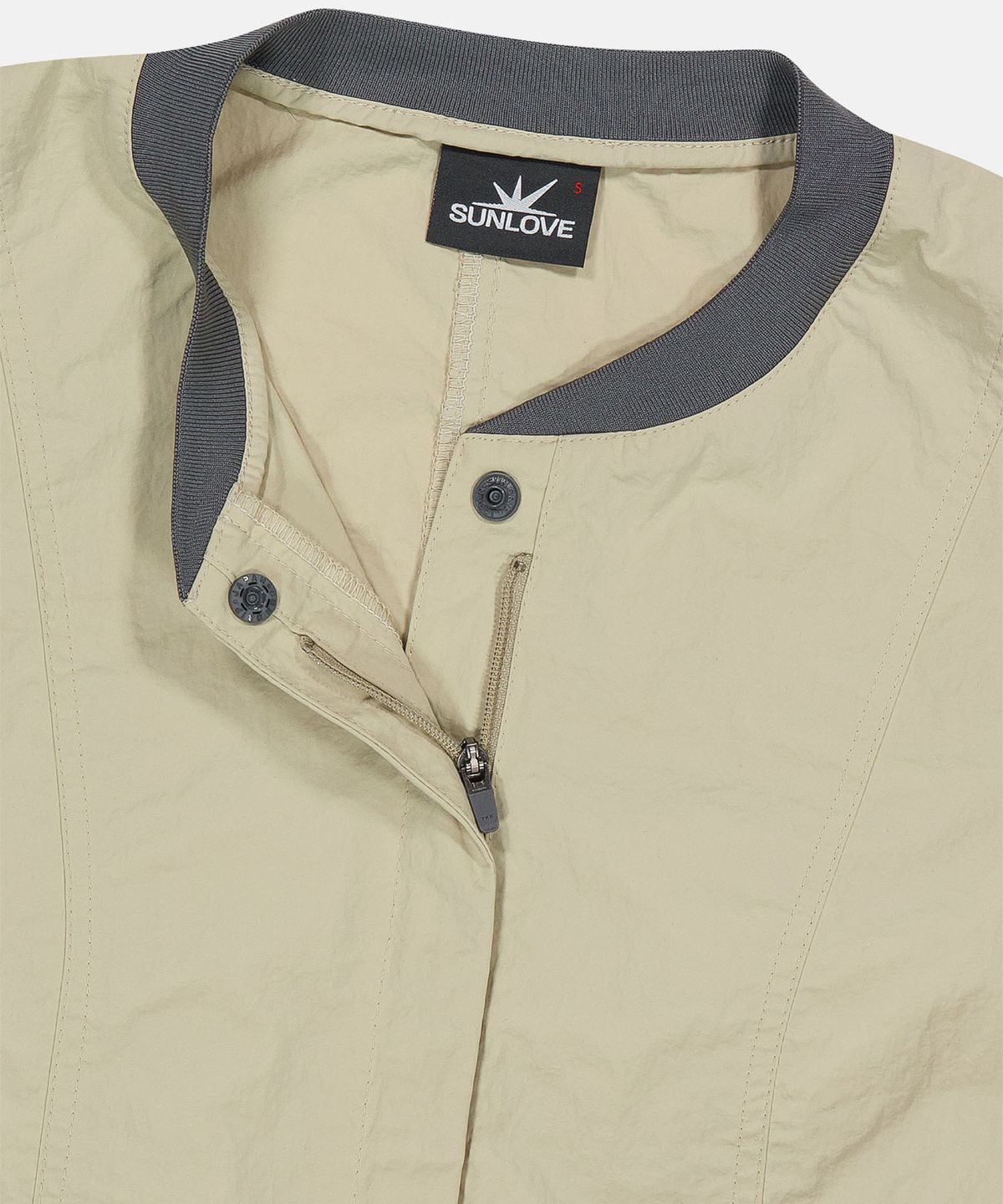 썬러브투어(SUNLOVETOUR) Cargo Nylon Zip Dress Light Khaki