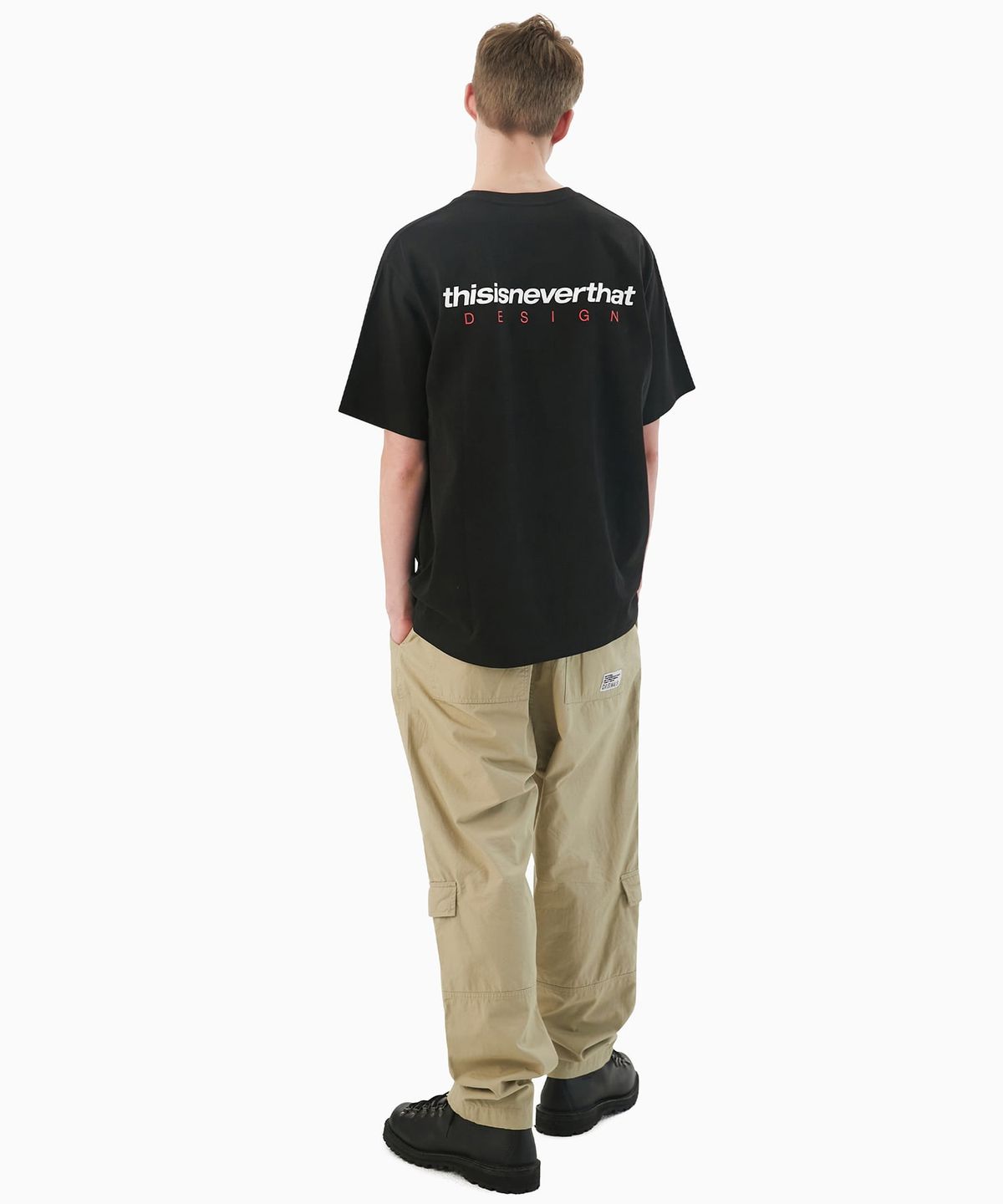 디스이즈네버댓(THISISNEVERTHAT) DSN-Logo Tee Black