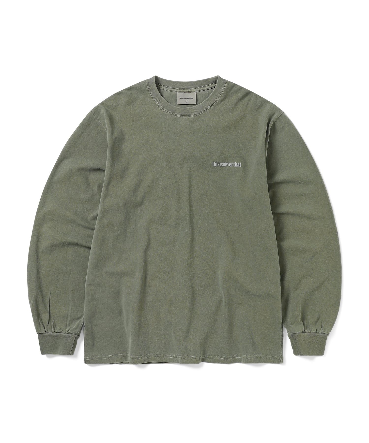 MUSINSA公式 | thisisneverthat® Flame Onyx L/S Tee Mud