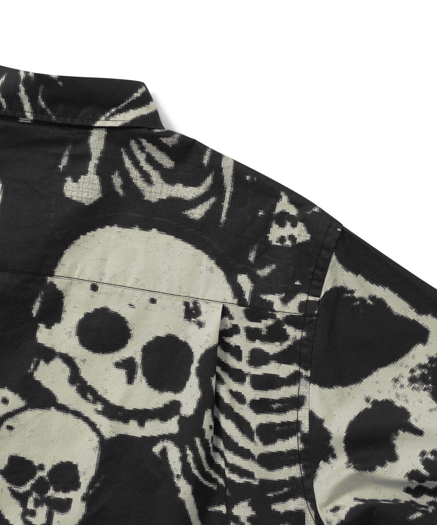 MUSINSA | thisisneverthat® Skeletons Shirt Washed Black