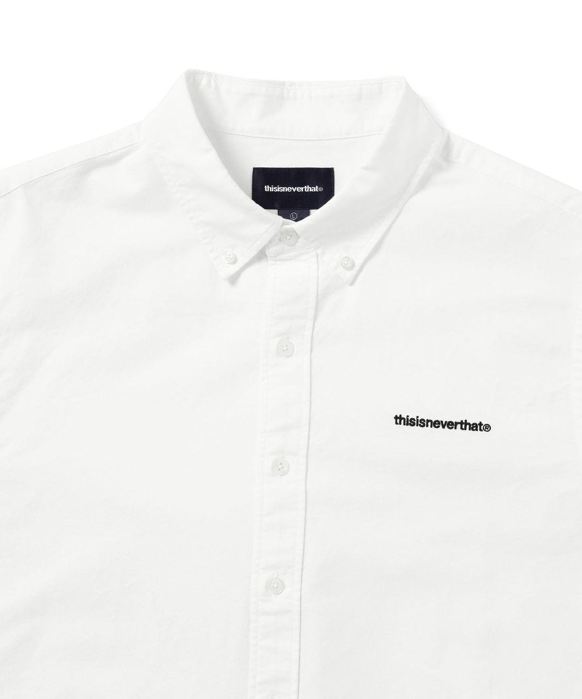 디스이즈네버댓(THISISNEVERTHAT) T-Logo Oxford Shirt White