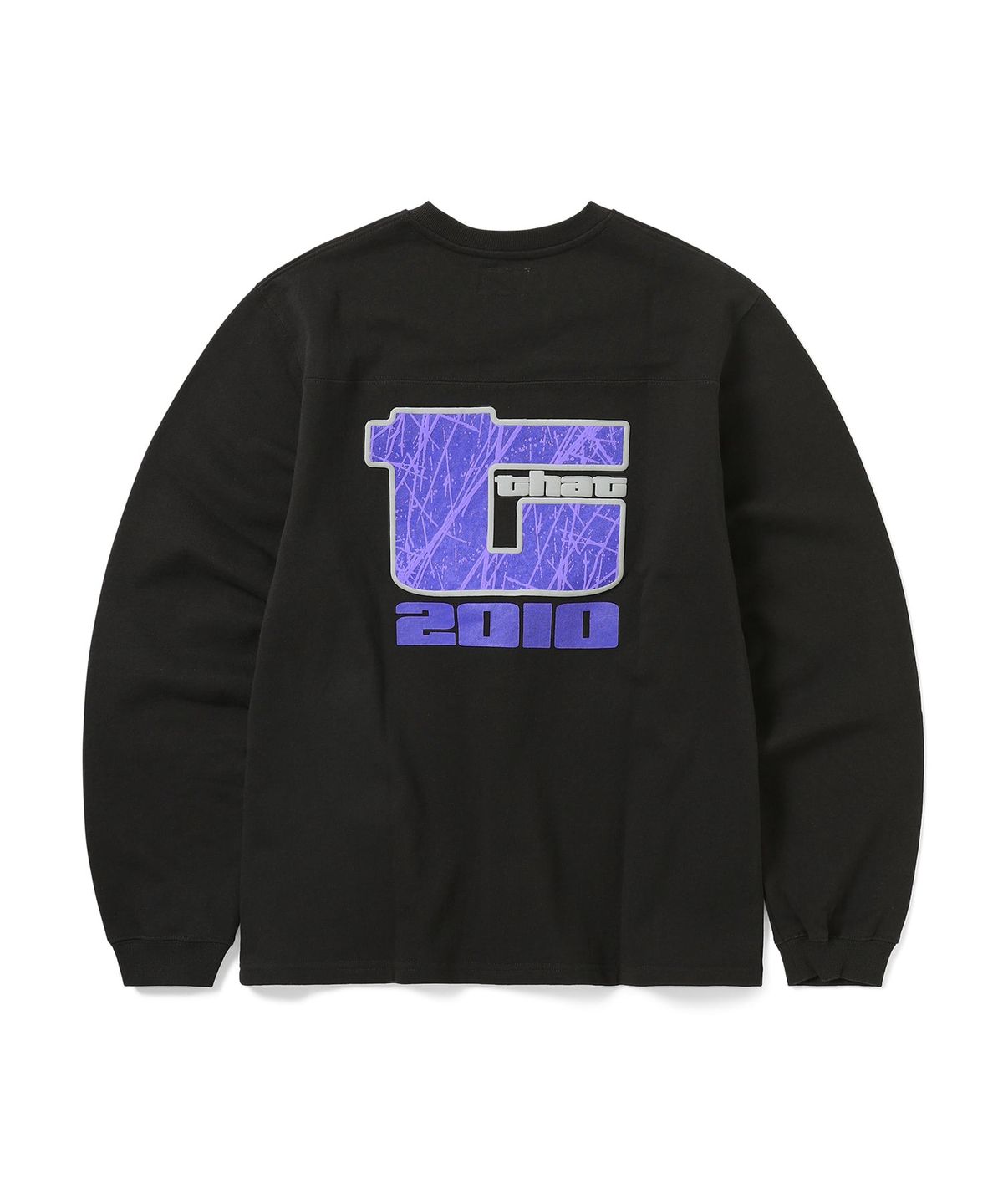 디스이즈네버댓(THISISNEVERTHAT) Paneled Sports Crewneck Off Black