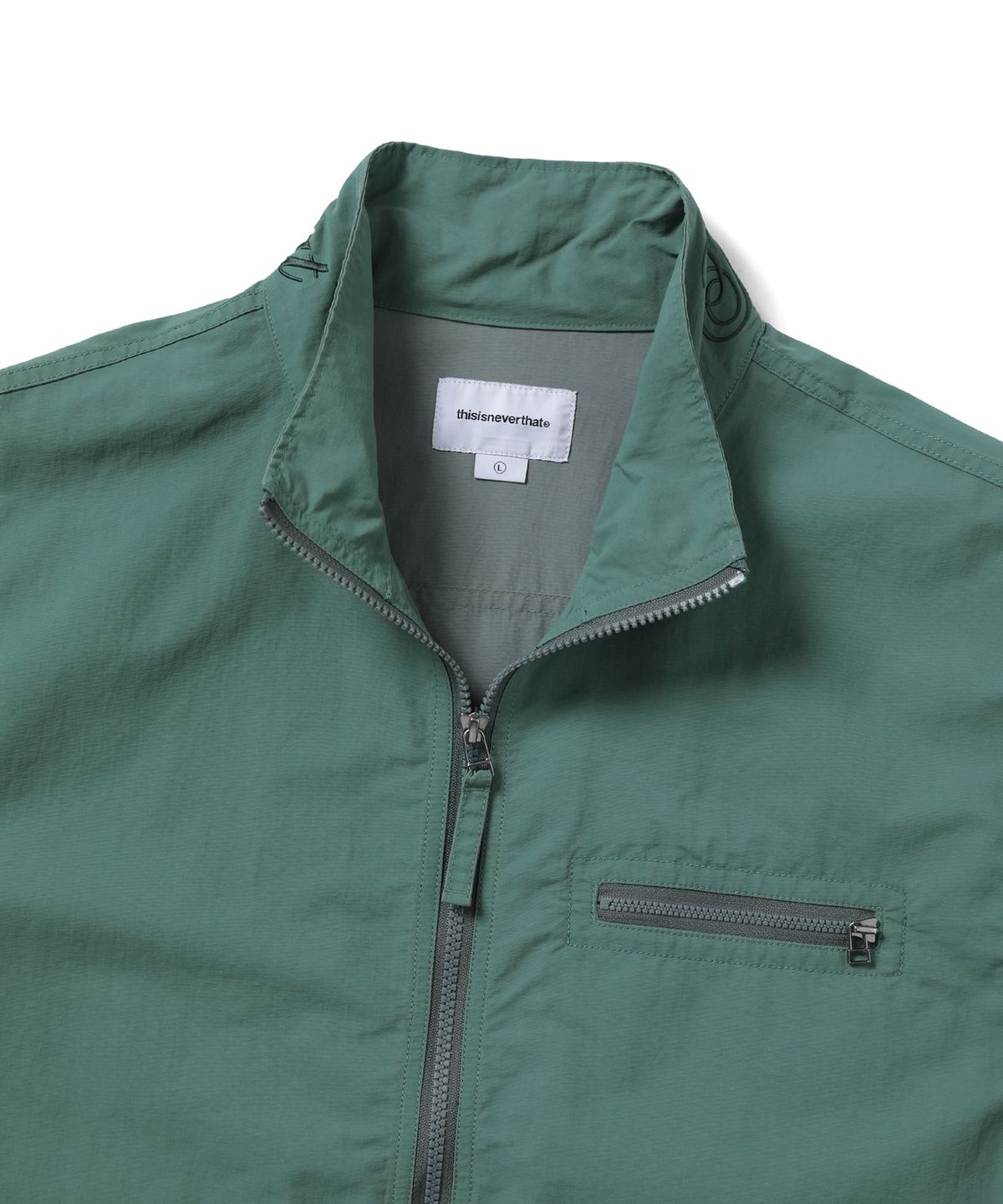 디스이즈네버댓(THISISNEVERTHAT) Script Track Jacket Green