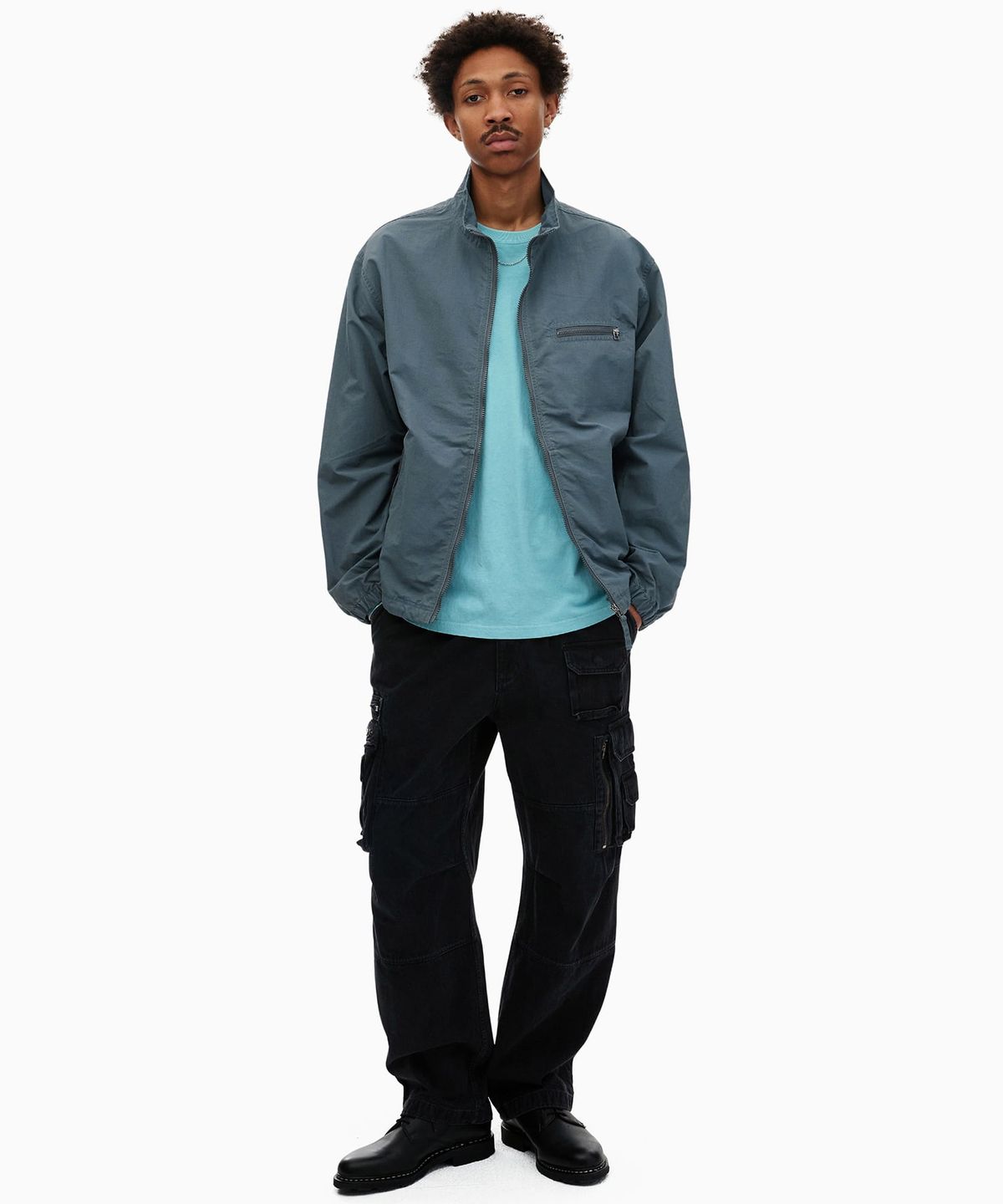 디스이즈네버댓(THISISNEVERTHAT) Script Track Jacket Blue
