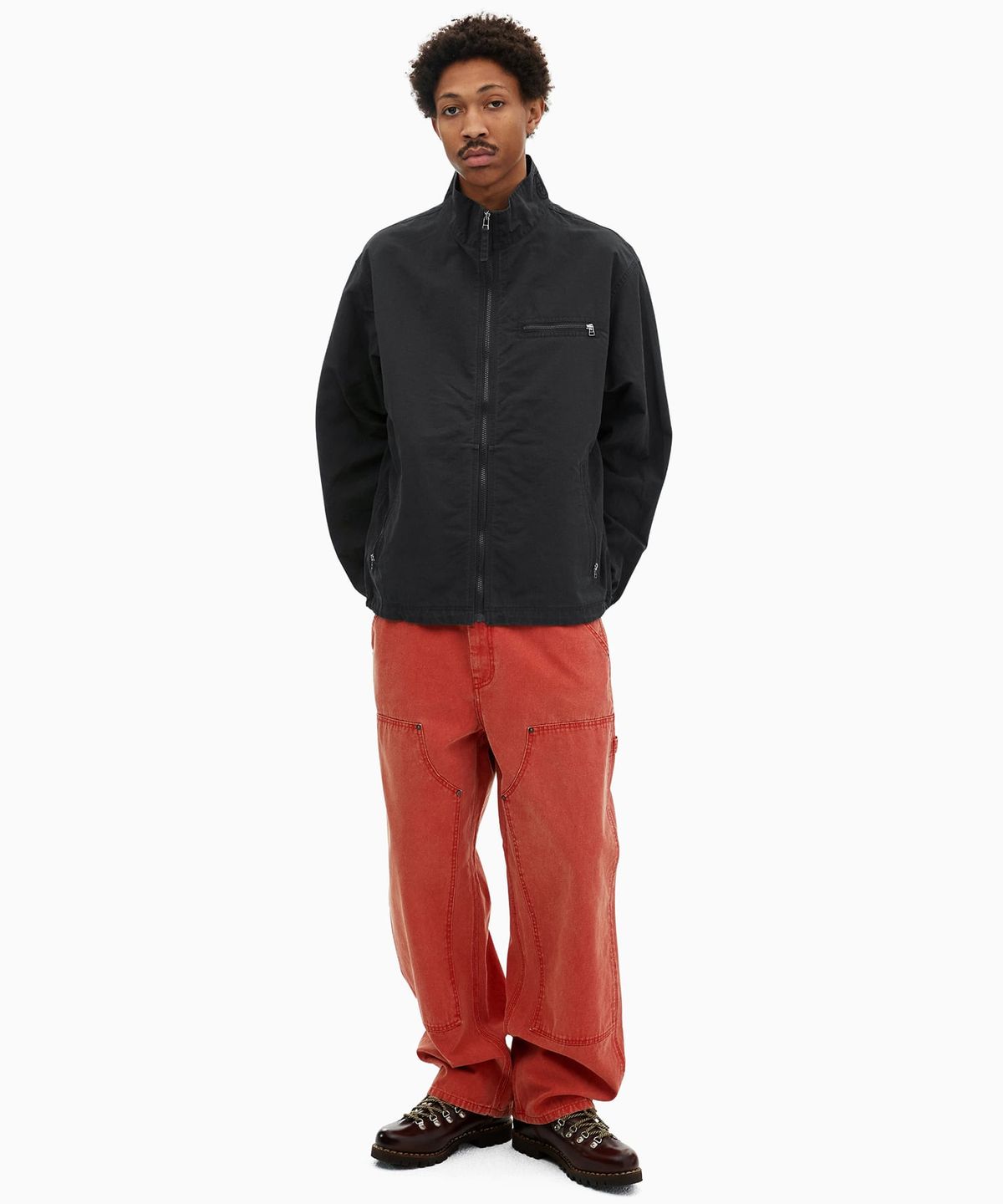 디스이즈네버댓(THISISNEVERTHAT) Script Track Jacket Black