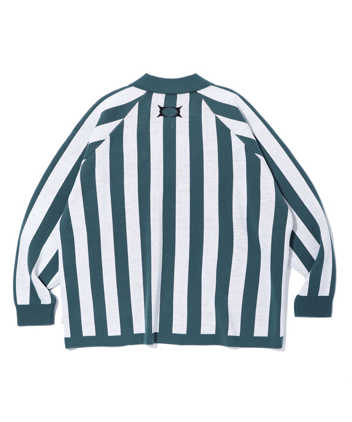 크리틱(CRITIC) KNIT STRIPE RACING JERSEY MINT