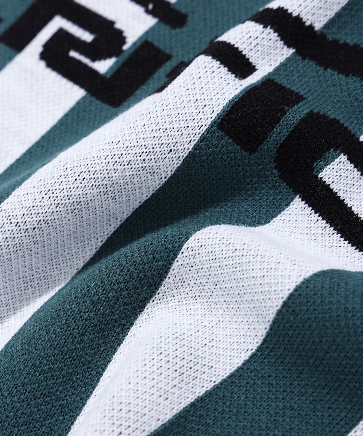 크리틱(CRITIC) KNIT STRIPE RACING JERSEY MINT