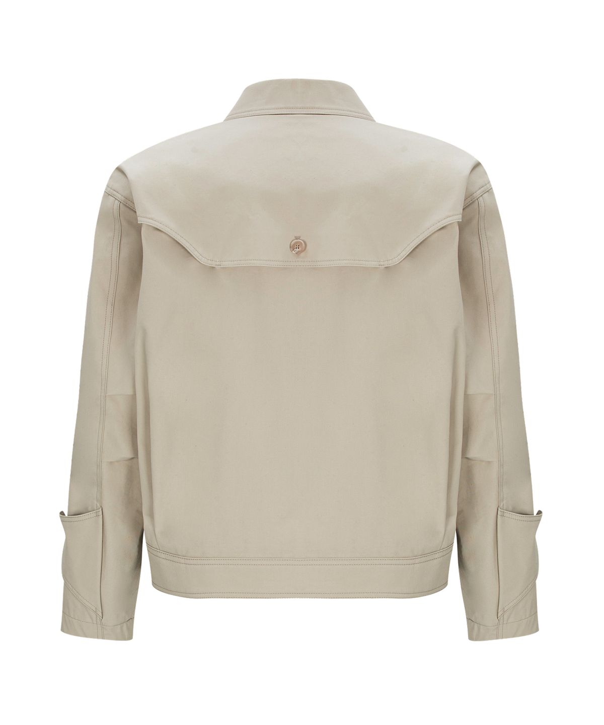 언지미크(UNGIMMICK) CROPPED TRENCH JACKET (IVORY)