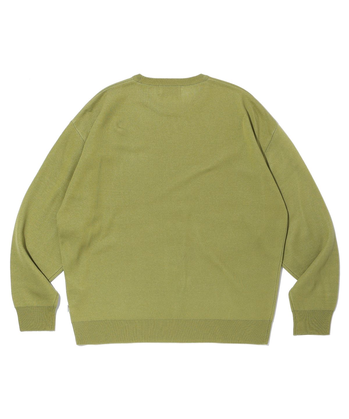 크리틱(CRITIC) WORMHOLE LOGO JACQUARD KNIT OLIVE