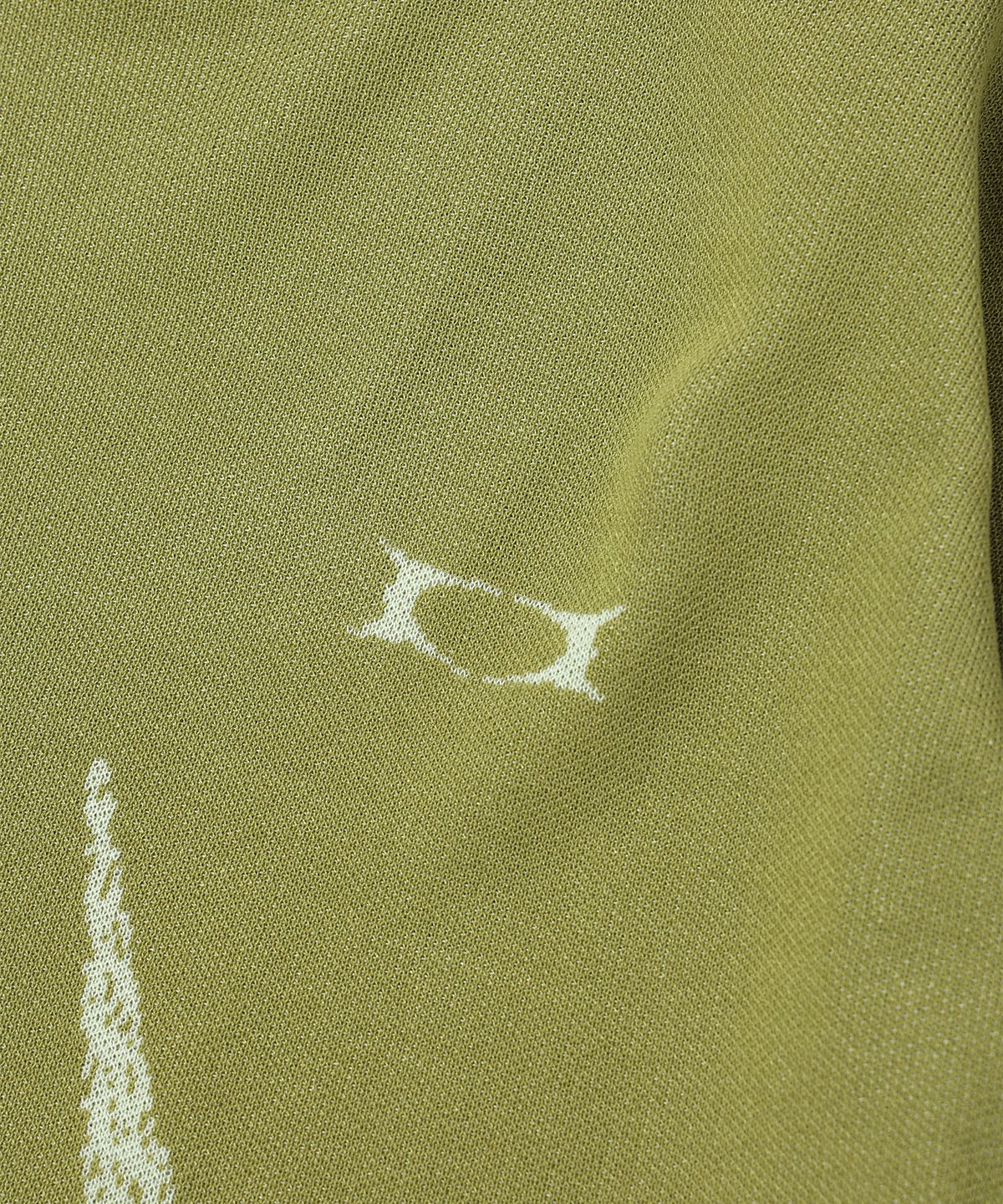 크리틱(CRITIC) WORMHOLE LOGO JACQUARD KNIT OLIVE