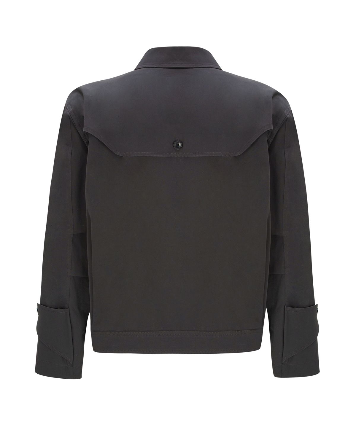 언지미크(UNGIMMICK) CROPPED TRENCH JACKET (CHARCOAL)