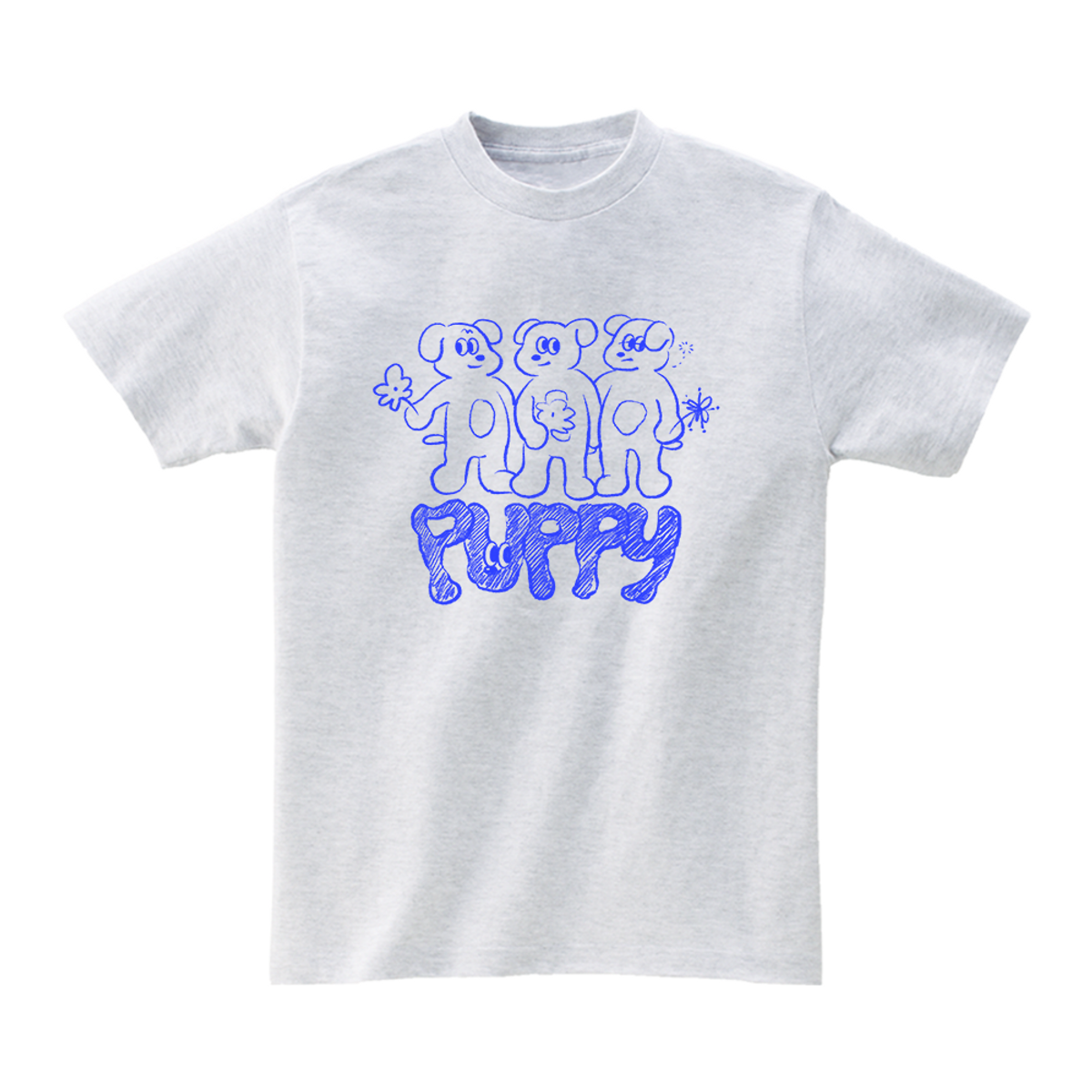 어썸어스(AWESOMEUS) (24SS)FLOWER PUPPY 2COLOR T_SHIRTS