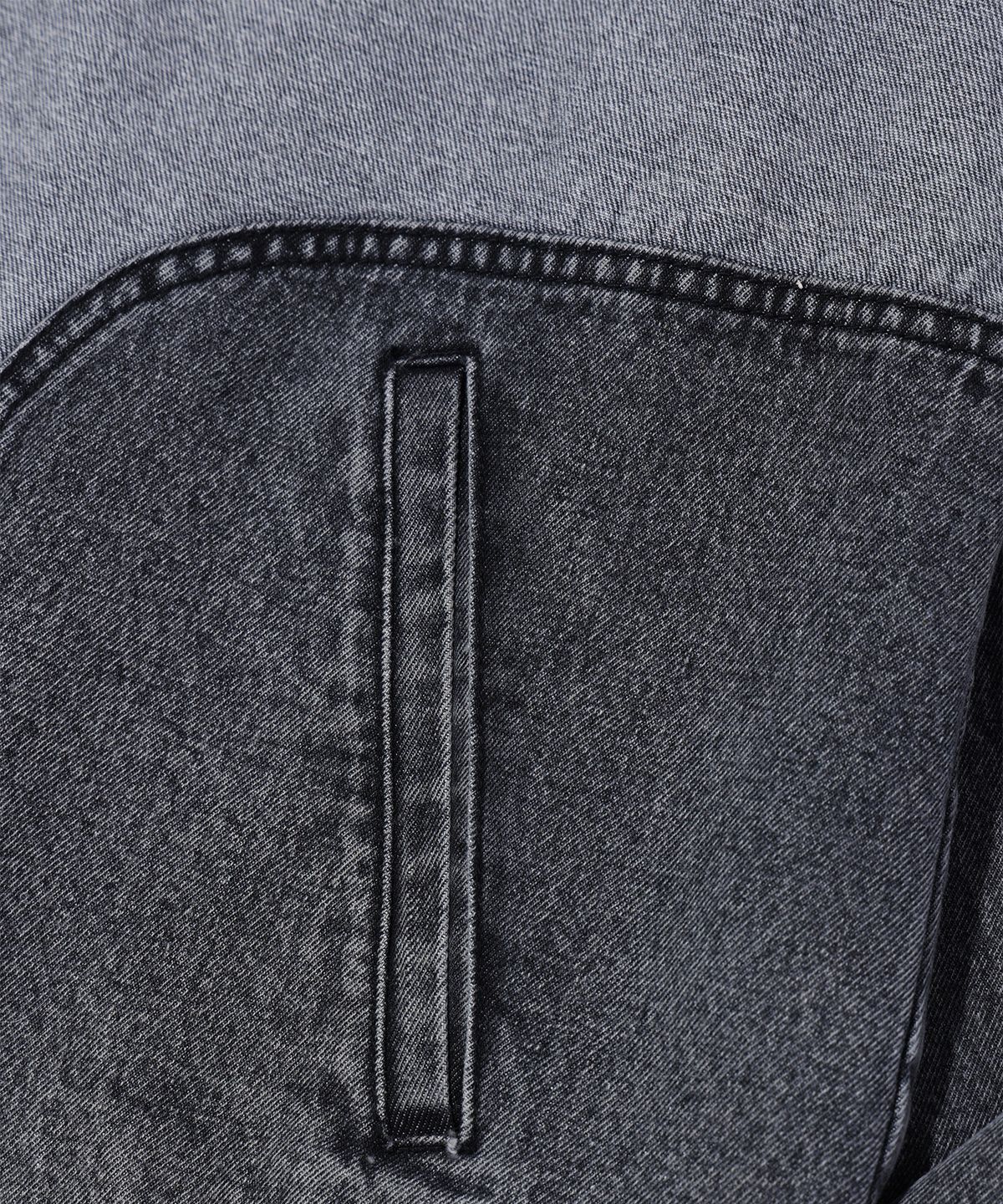 크리틱(CRITIC) WORMHOLE LOGO TWO TONE JACKET DARK GREY