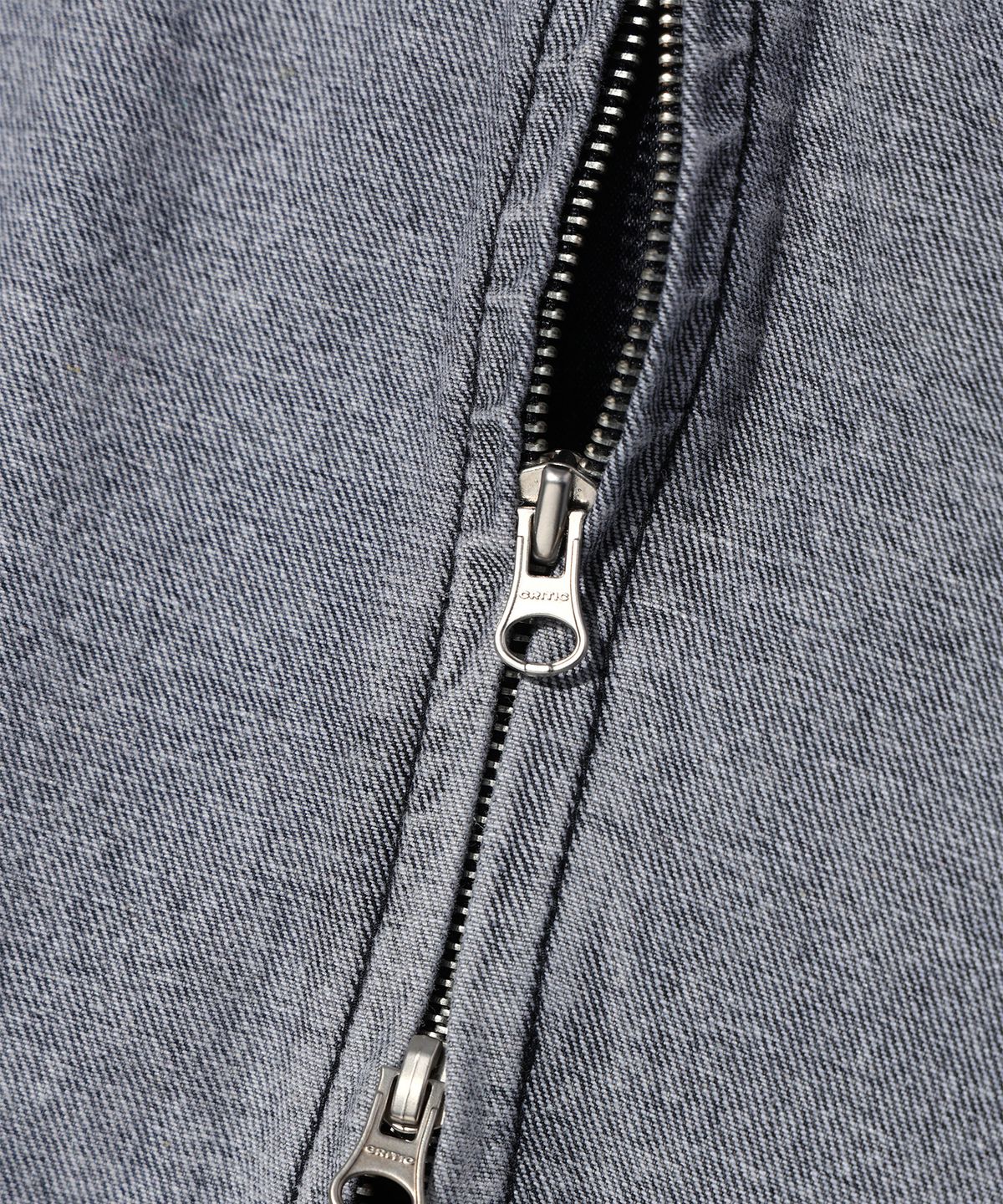 크리틱(CRITIC) WORMHOLE LOGO TWO TONE JACKET DARK GREY