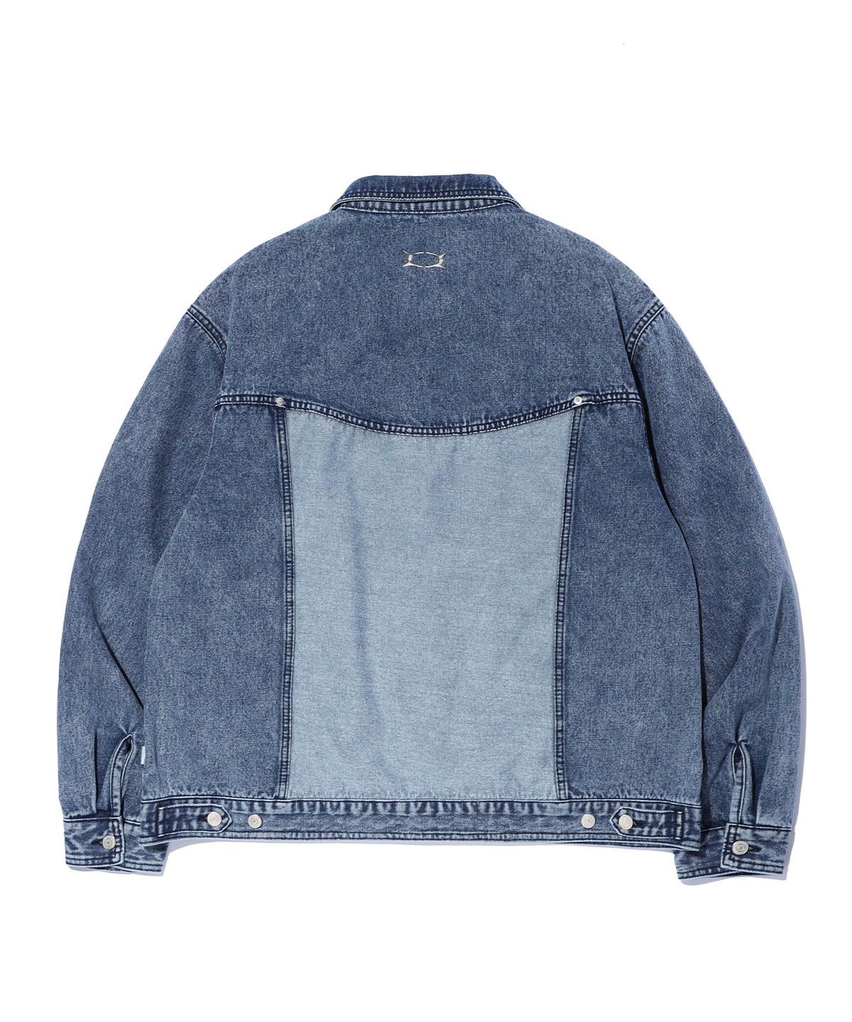 크리틱(CRITIC) WORMHOLE LOGO TWO TONE JACKET MEDIUM INDIGO