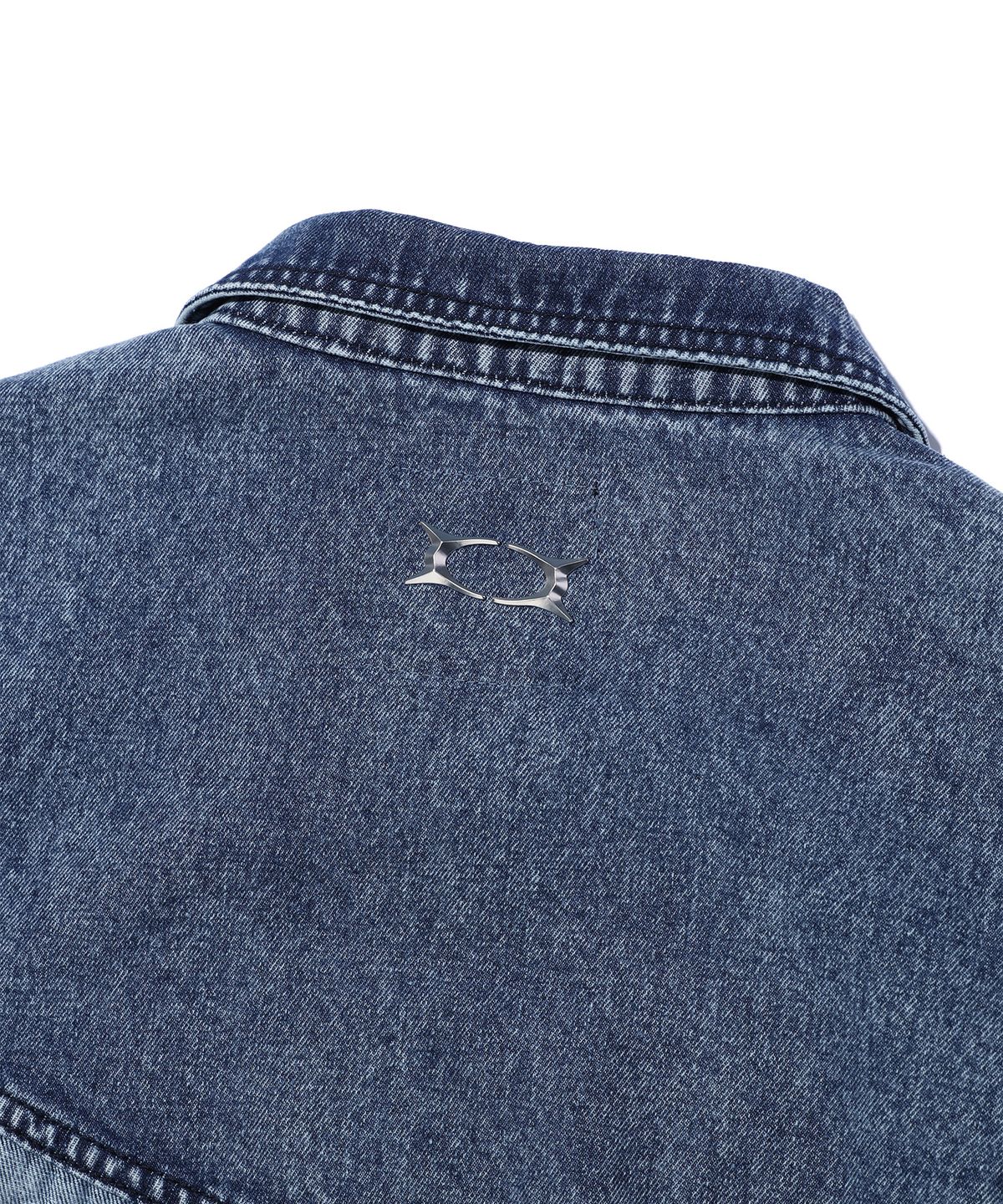 크리틱(CRITIC) WORMHOLE LOGO TWO TONE JACKET MEDIUM INDIGO