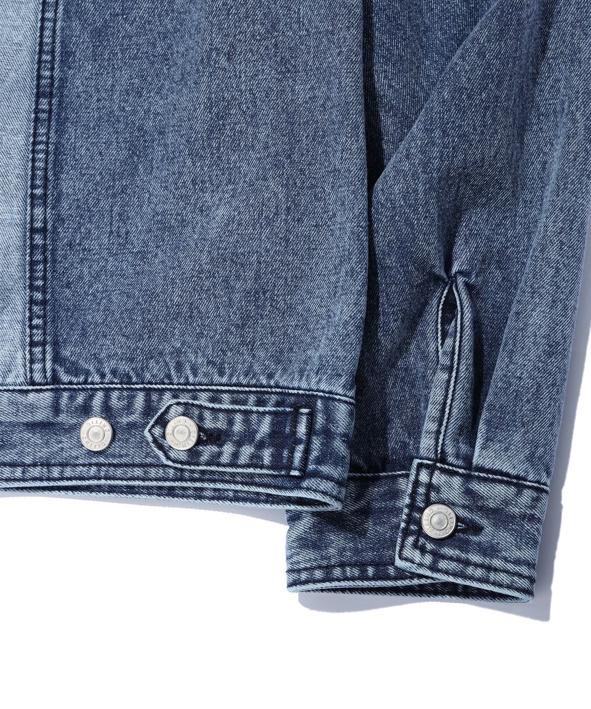 크리틱(CRITIC) WORMHOLE LOGO TWO TONE JACKET MEDIUM INDIGO