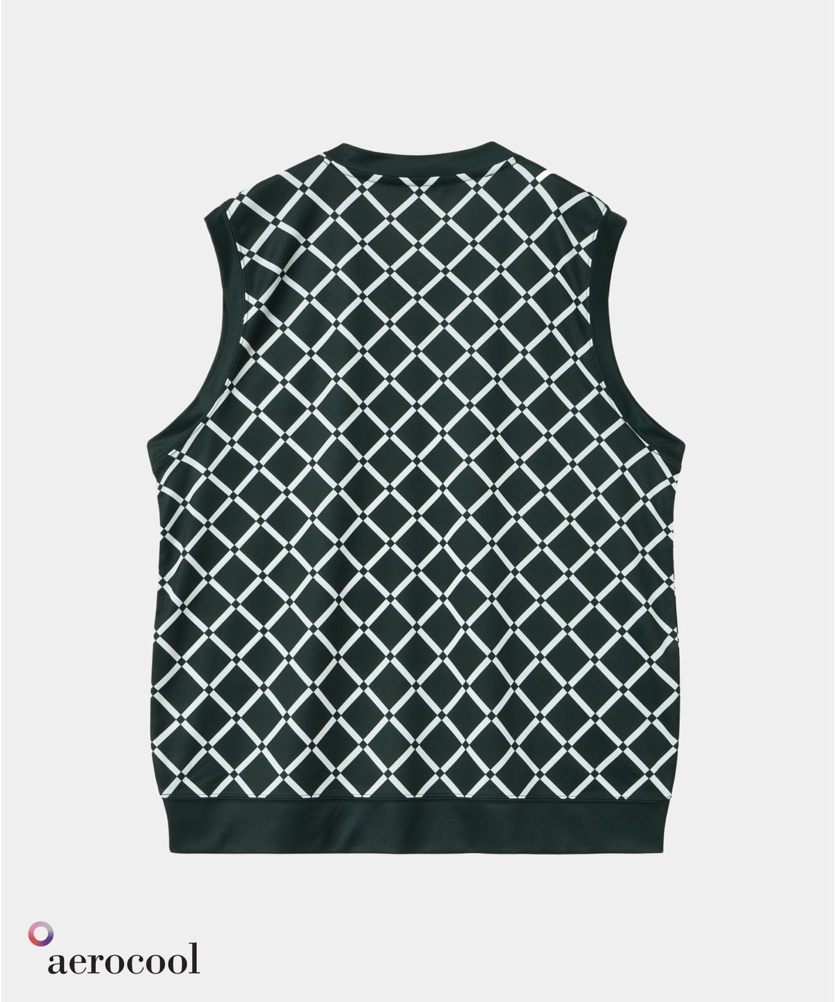 크루멤버스온리(CREW MEMBERS ONLY) FIELD VEST GRID GREEN