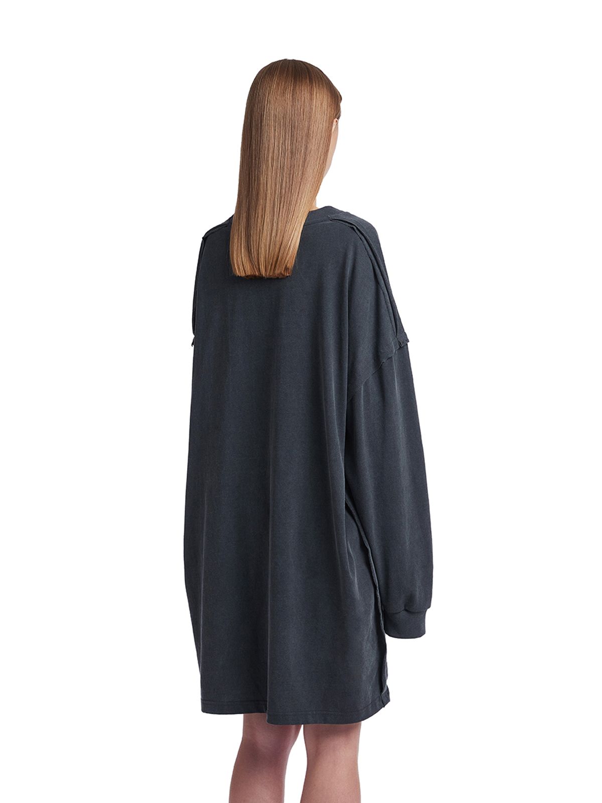 트렁크프로젝트(TRUNK PROJECT) Printed Long Sleeve T-Shirt_Grey