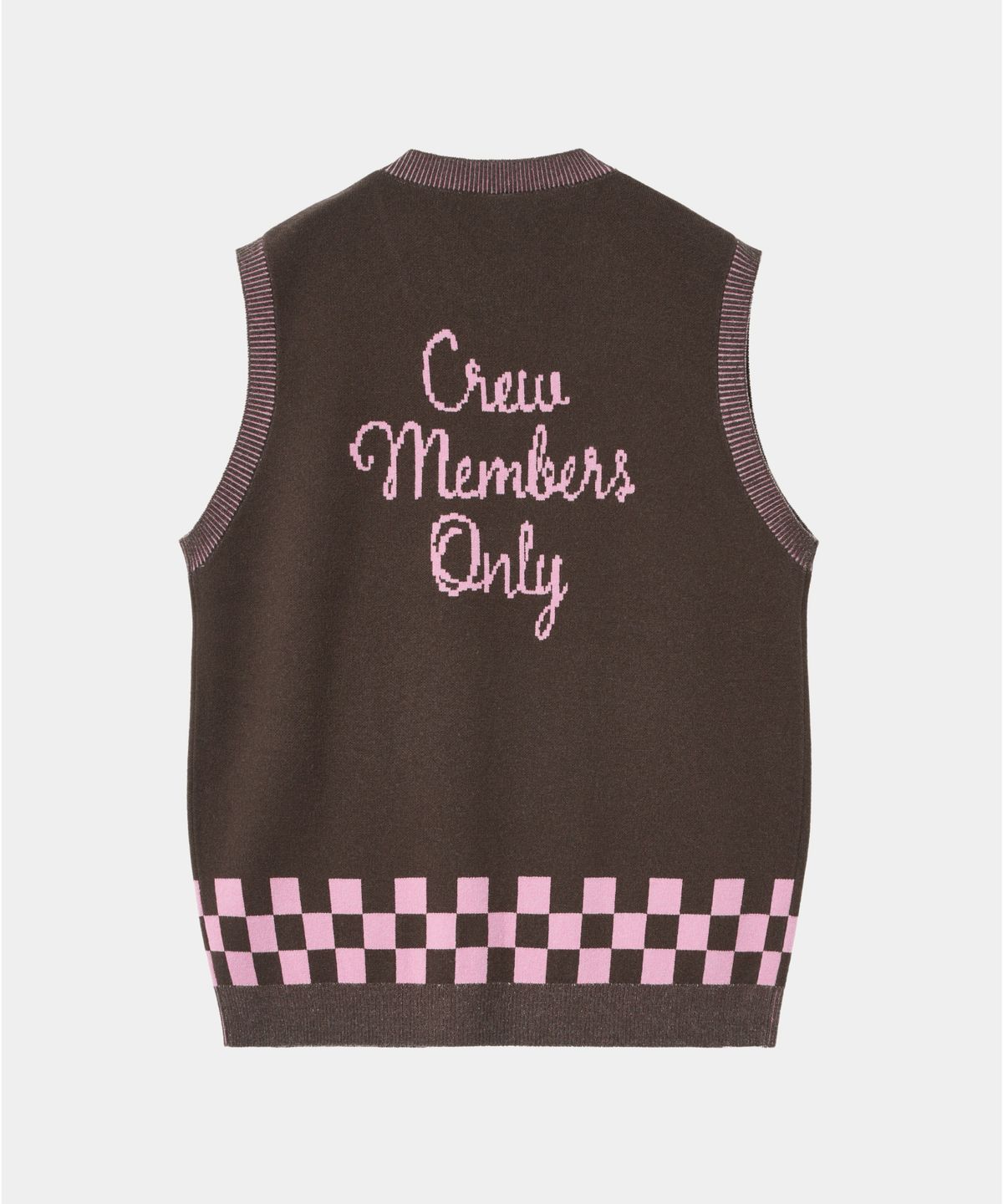 크루멤버스온리(CREW MEMBERS ONLY) SUN & SEA VEST BROWN