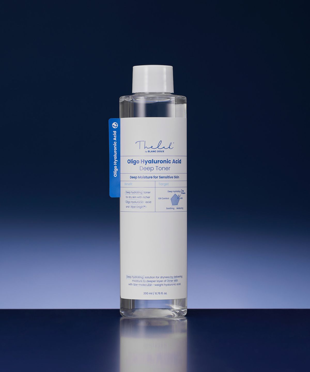 더랩바이블랑두(THE LAB by blanc doux) [수분충전 SET] 저분자 히알루론산 딥 토너 200ml + 카밍 크림 50ml (카밍크림 10ml 2ea 증정)