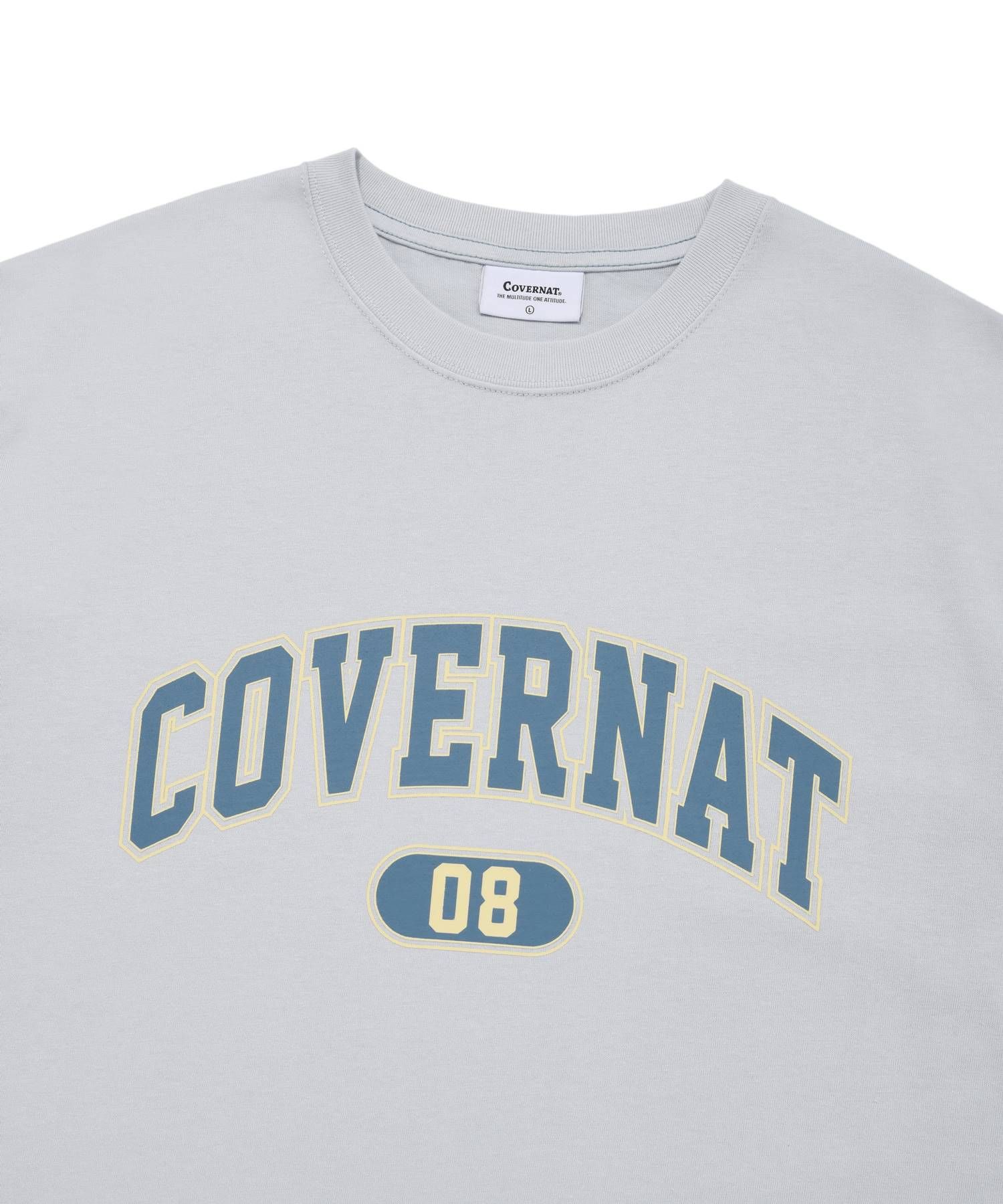 スウェット・トレーナー COVERNAT Small Authentic Logo Man to Man Sky Blue MUSINSA | COVERNAT Small Authentic Man to Man Sky Blue