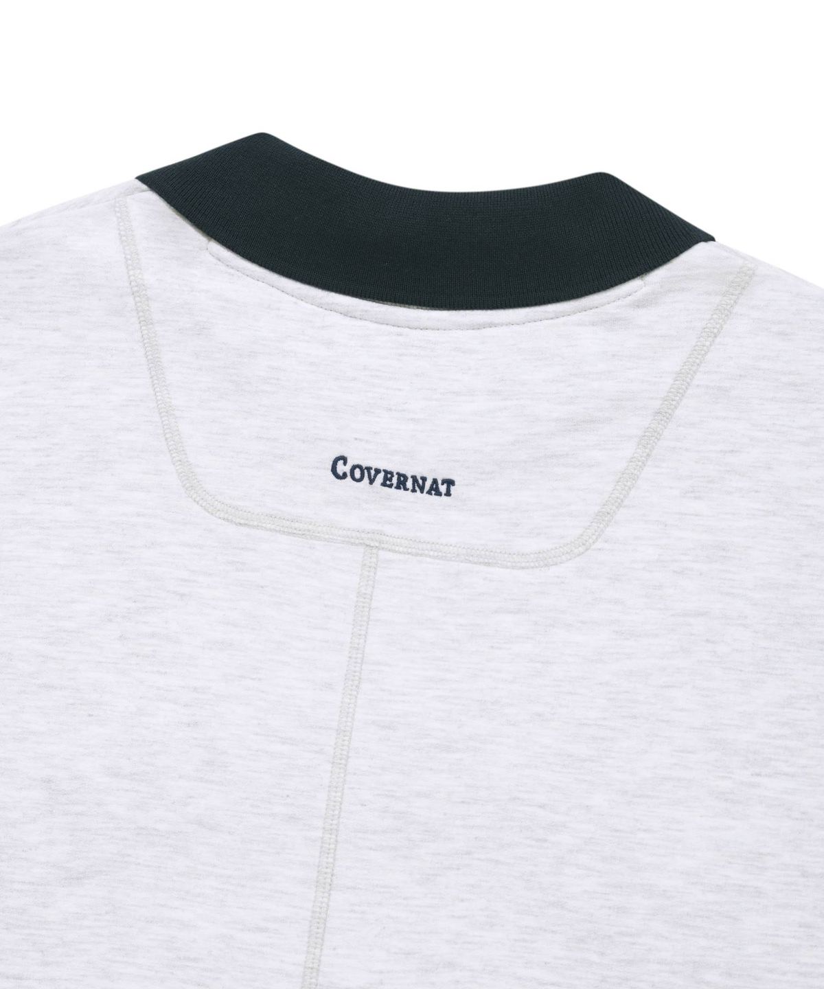 커버낫(COVERNAT) 아치 유니폼 티셔츠 헤더 그레이