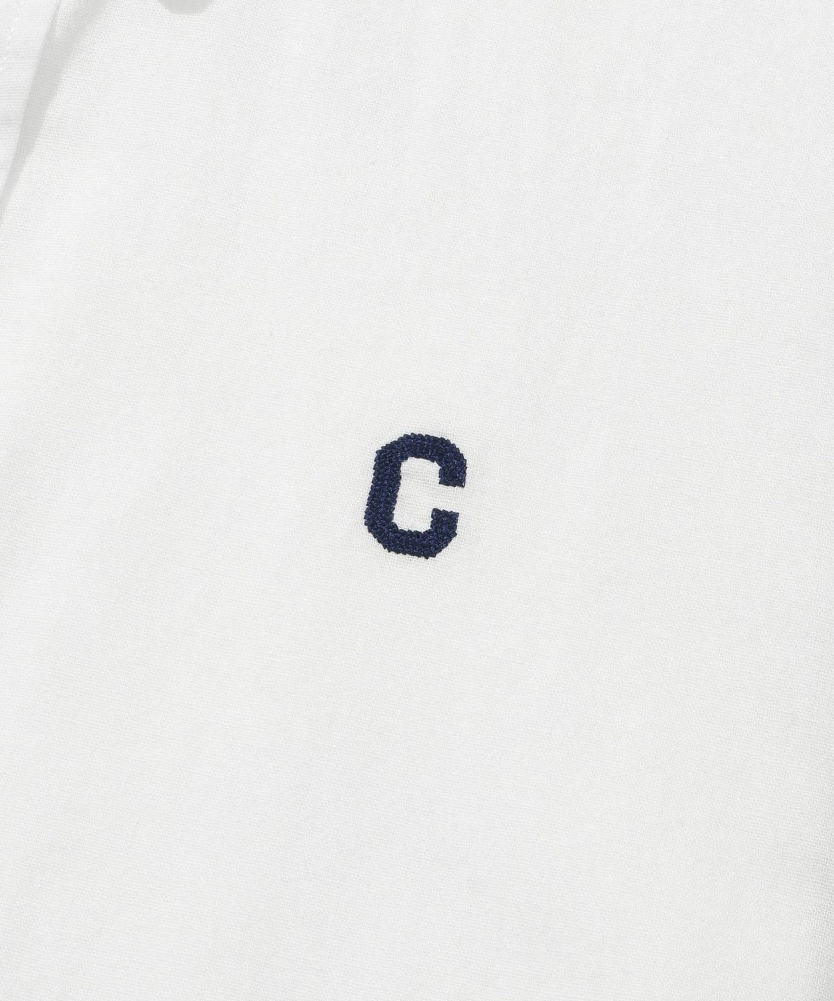 커버낫(COVERNAT) 린넨 체인 C 로고 셔츠 화이트