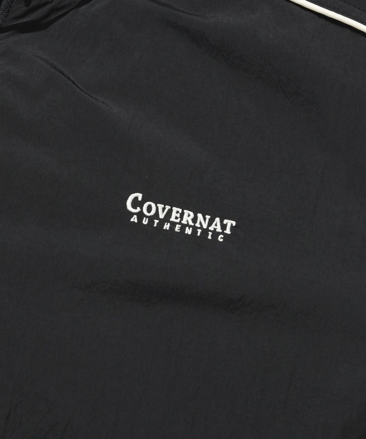 커버낫(COVERNAT) 경량 컬러블록 윈드브레이커 블랙