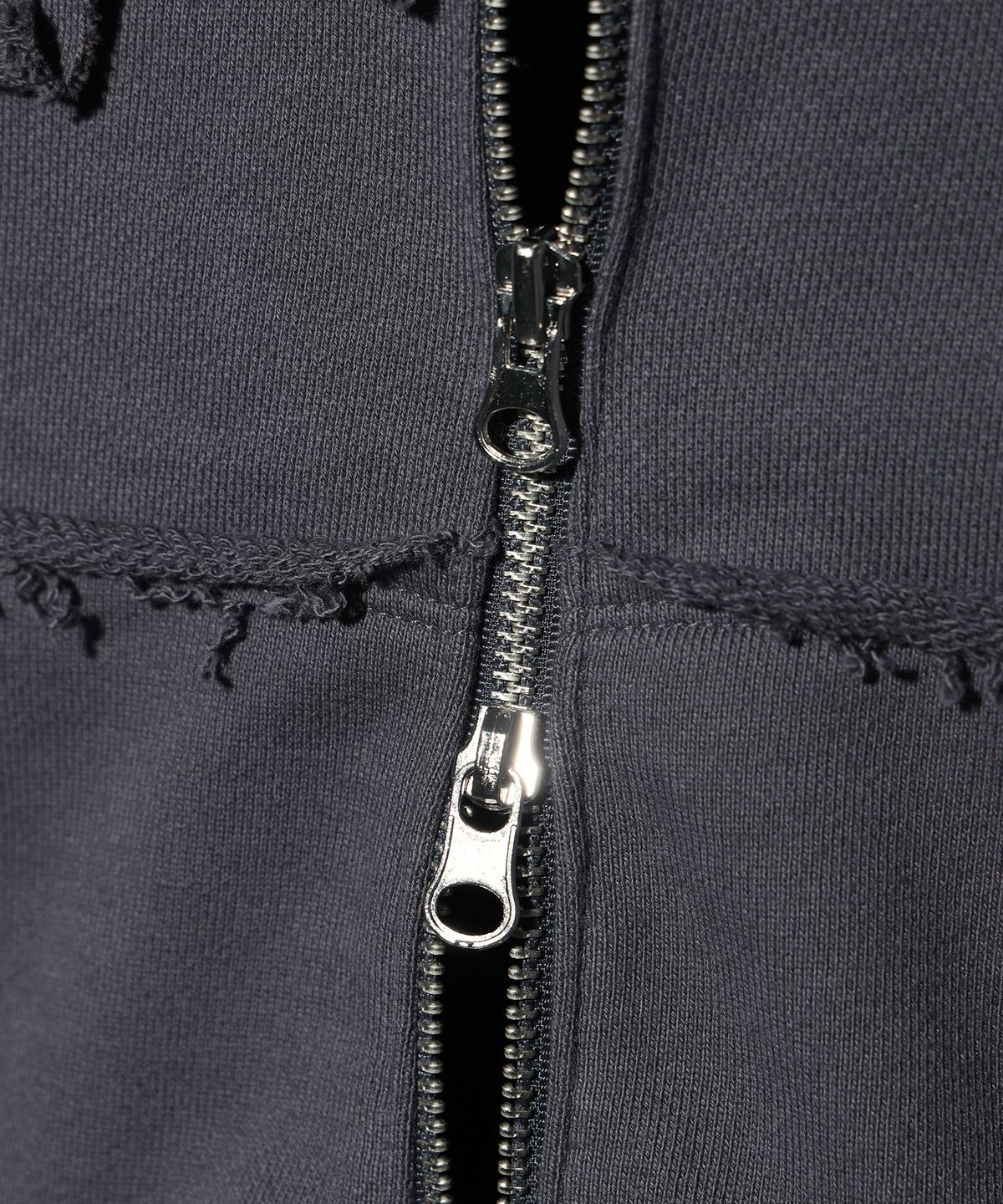 유희(YOUHEE) YOUHEE RIBBON HOOD ZIP-UP CHARCOAL