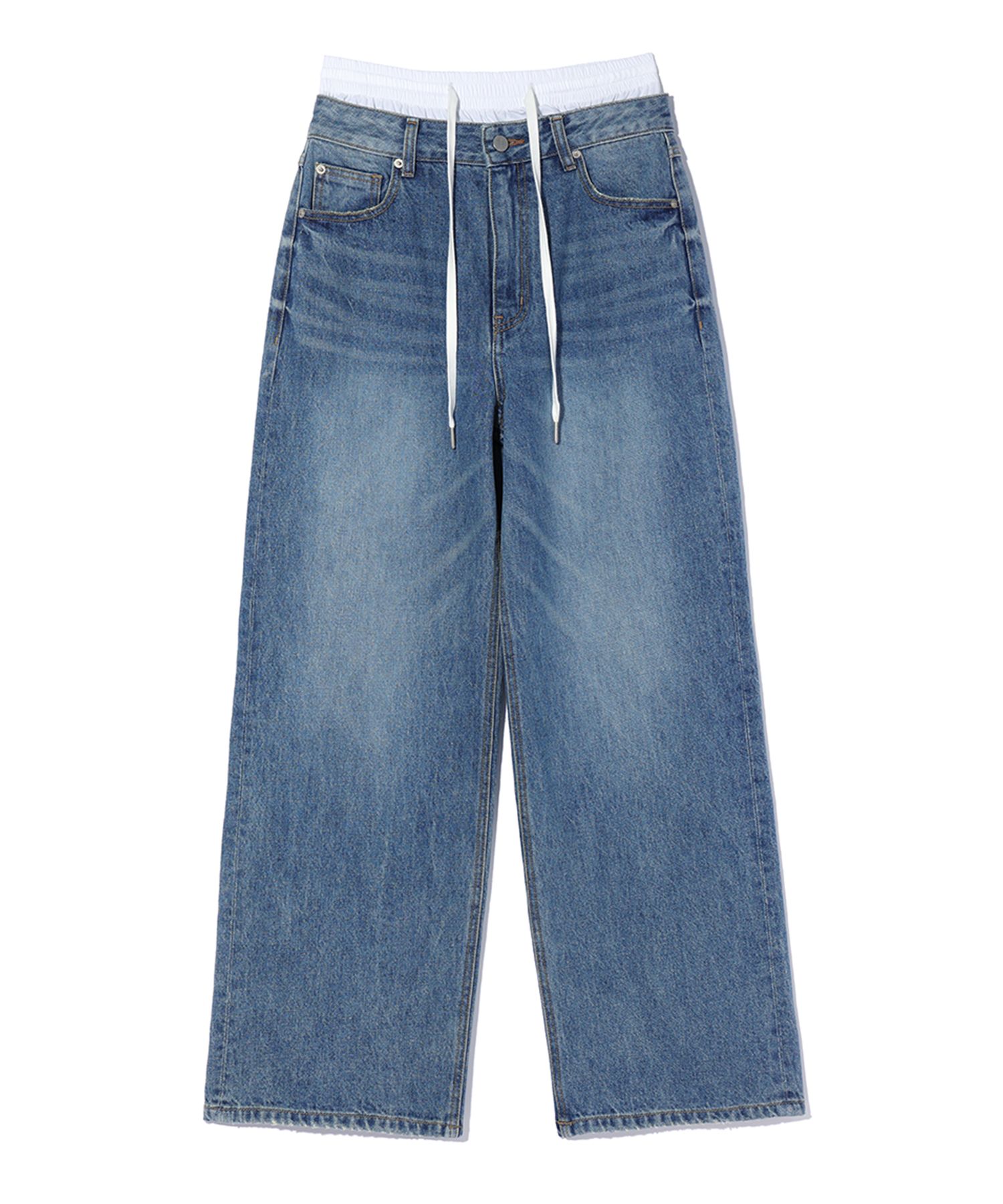 パンツ YOUHEE LAYERED DENIM PANTS BLUE MUSINSA | YOUHEE LAYERED DENIM PANTS BLUE